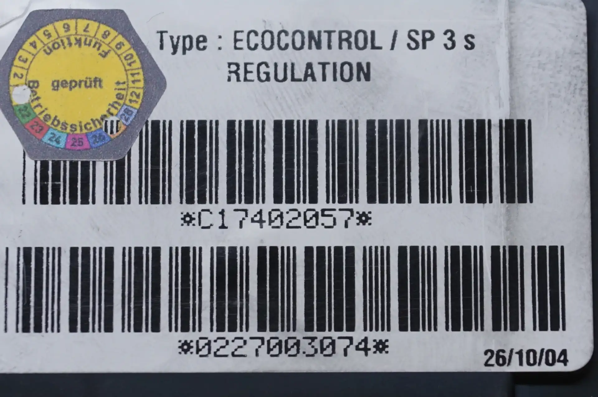 Siemens / Landis & Staefa RVA53.140 Ecocontrol EC2.11a – Ansicht 6