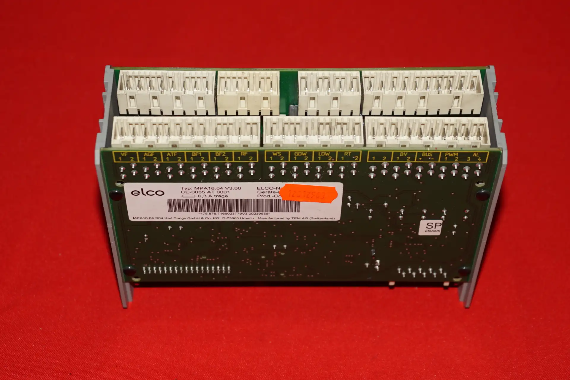 Elco Flammenwächter / Reglerplatine MPA16.04 V3.00 TEM – Produktansicht