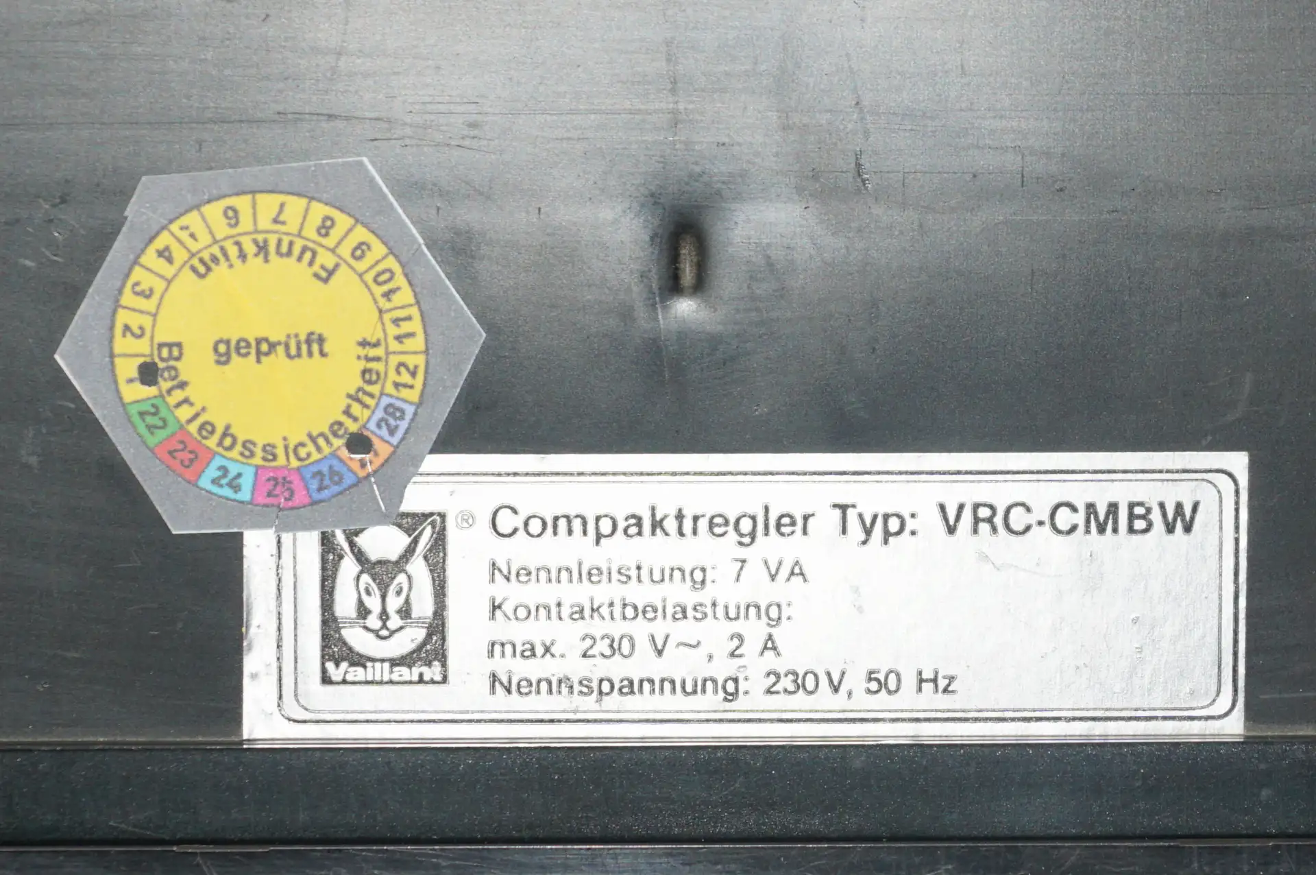 Vaillant VRC – CMBW Heizungsregler – Ansicht 6