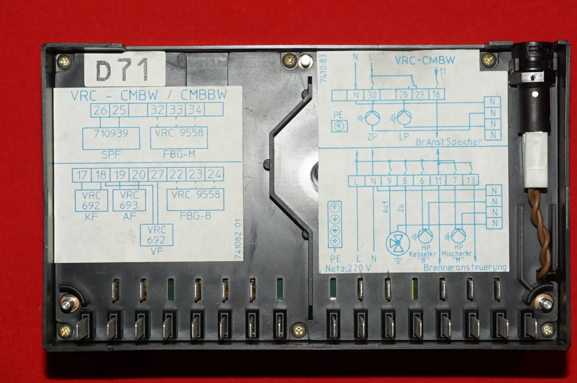 Vaillant VRC – CMBW Heizungsregler – Ansicht 8