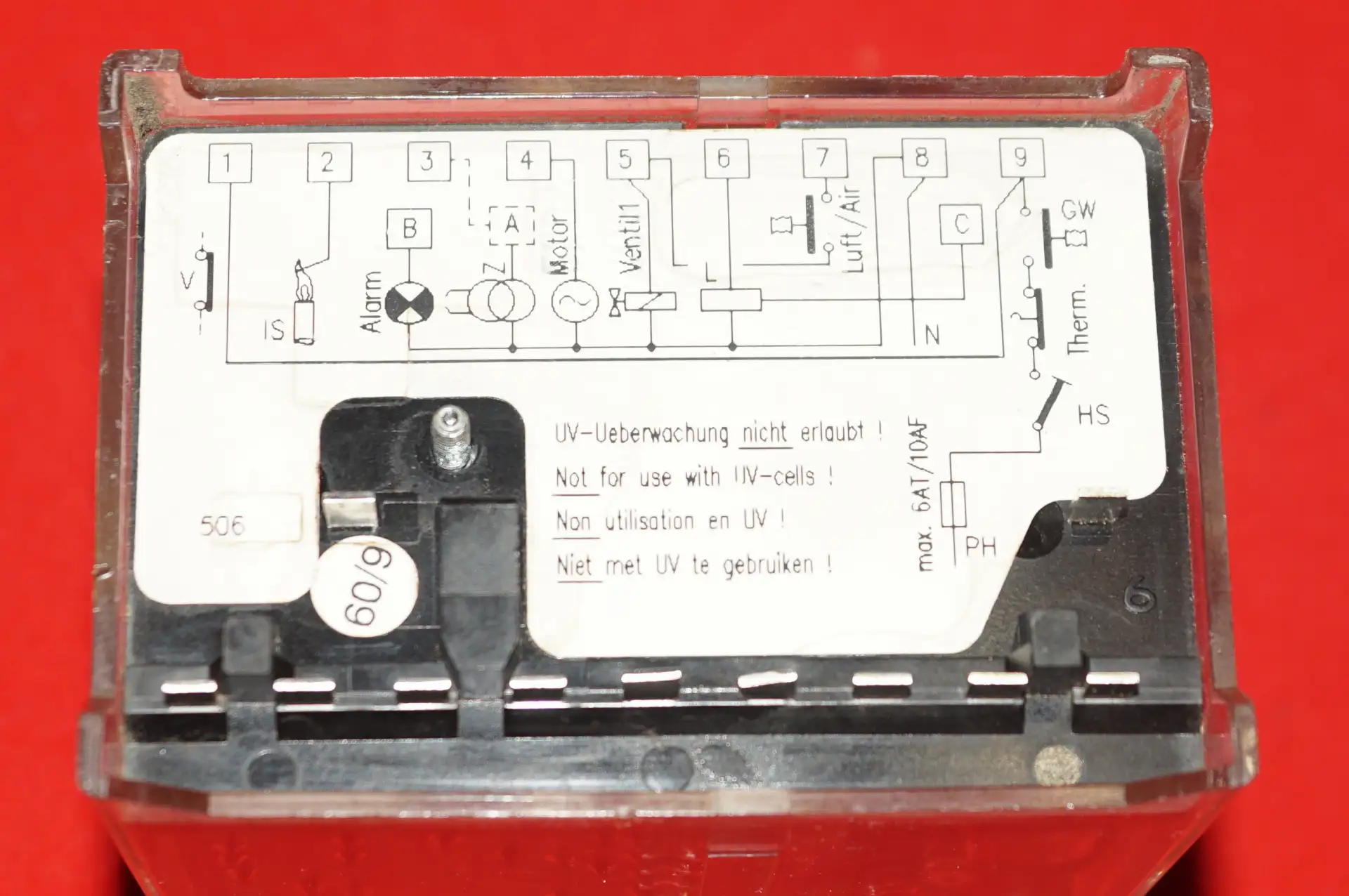Honeywell / Satronic Feuerungsautomat MMI 812.1 Mod. 23 – Ansicht 4