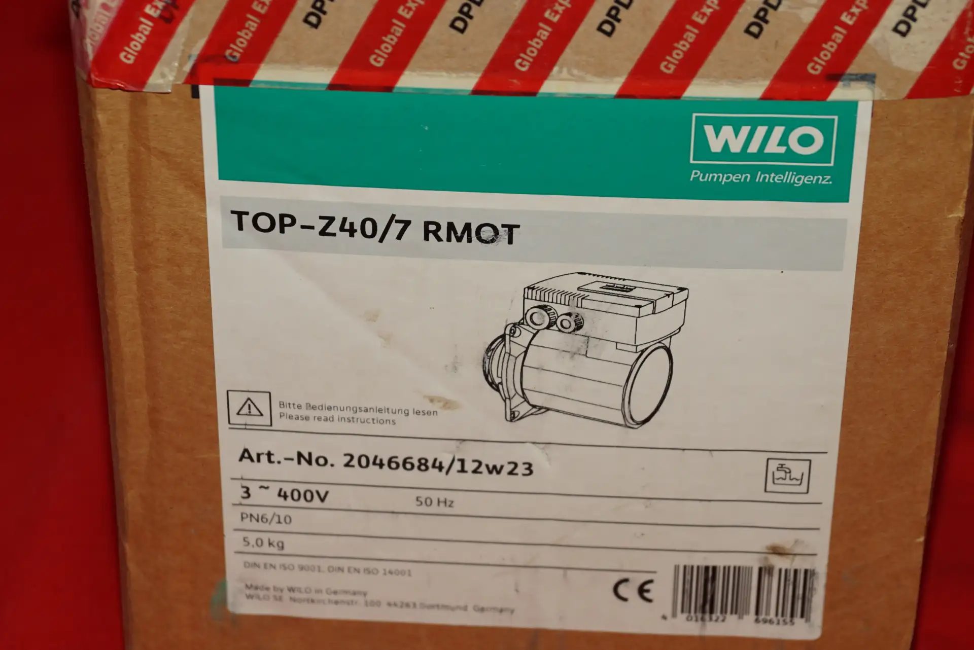 Wilo TOP Z40/7 R Heizkreispumpe Motor NEU + OVP – Ansicht 6