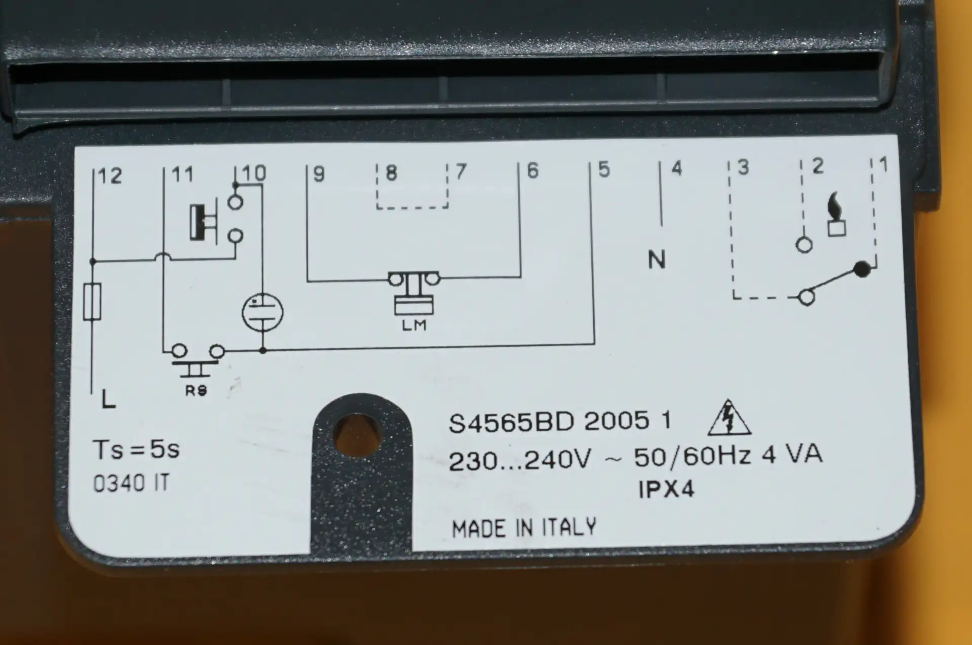 Honeywell S4565 BD 2005 Gasfeuerungsautomat – Ansicht 4
