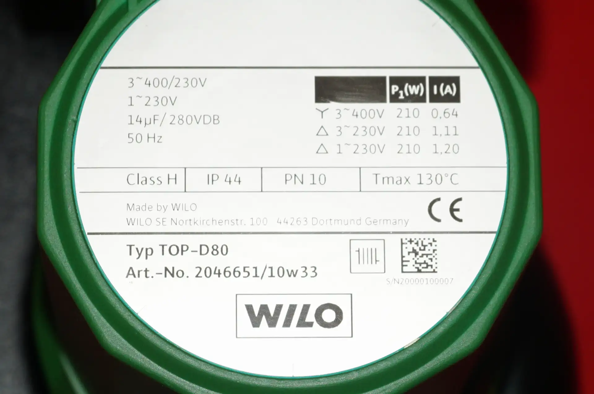 Wilo TOP D80 Heizkreispumpe UNBENUTZT – Ansicht 4