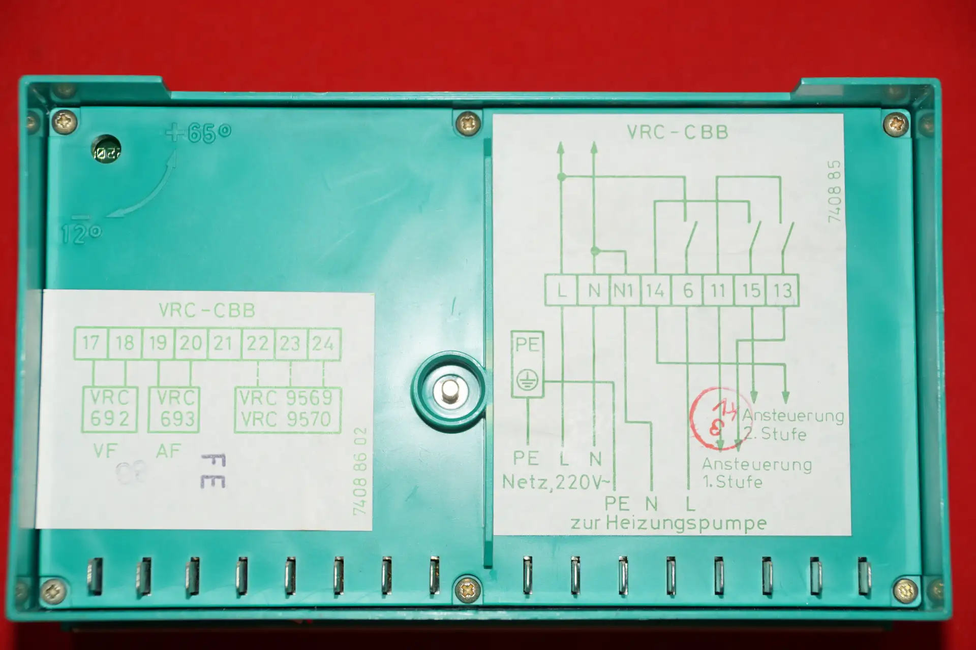 Vaillant VRC – CBB Heizungsregler – Ansicht 11