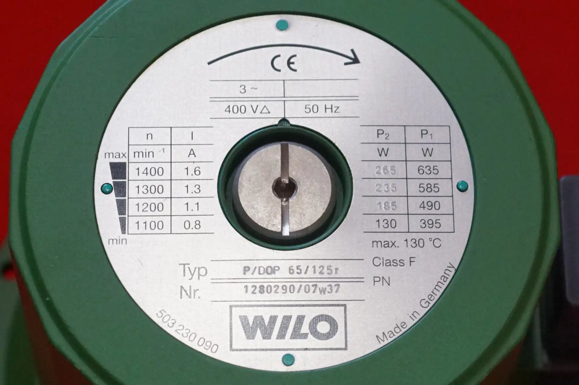 Wilo P 65/125r Heizkreispumpe UNBENUTZT – Ansicht 3