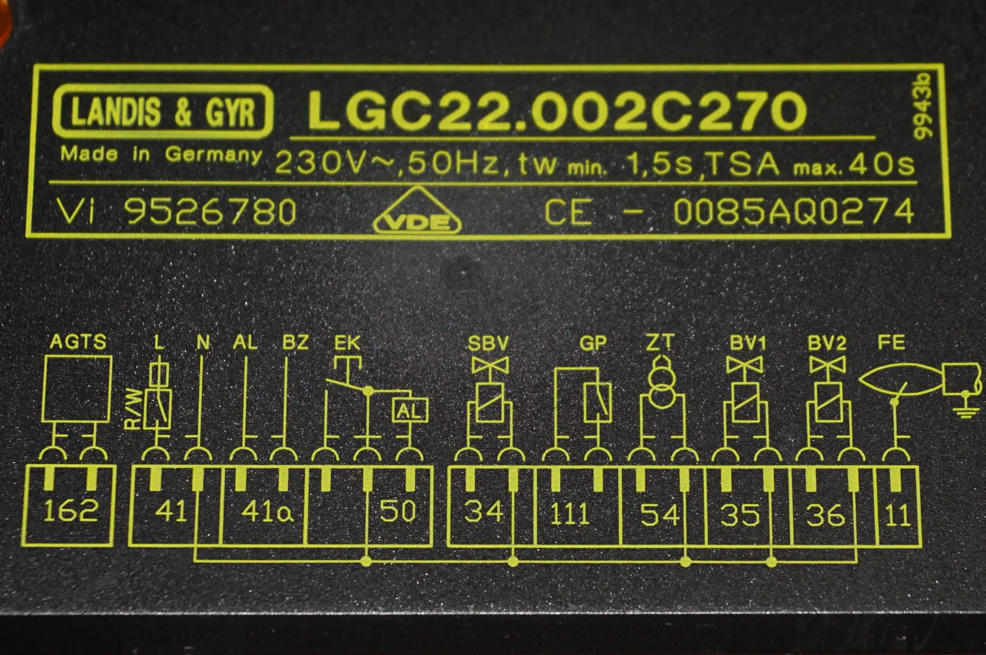Viessmann Landis & Gyr LGC22 Gasfeuerungsautomat – Ansicht 3