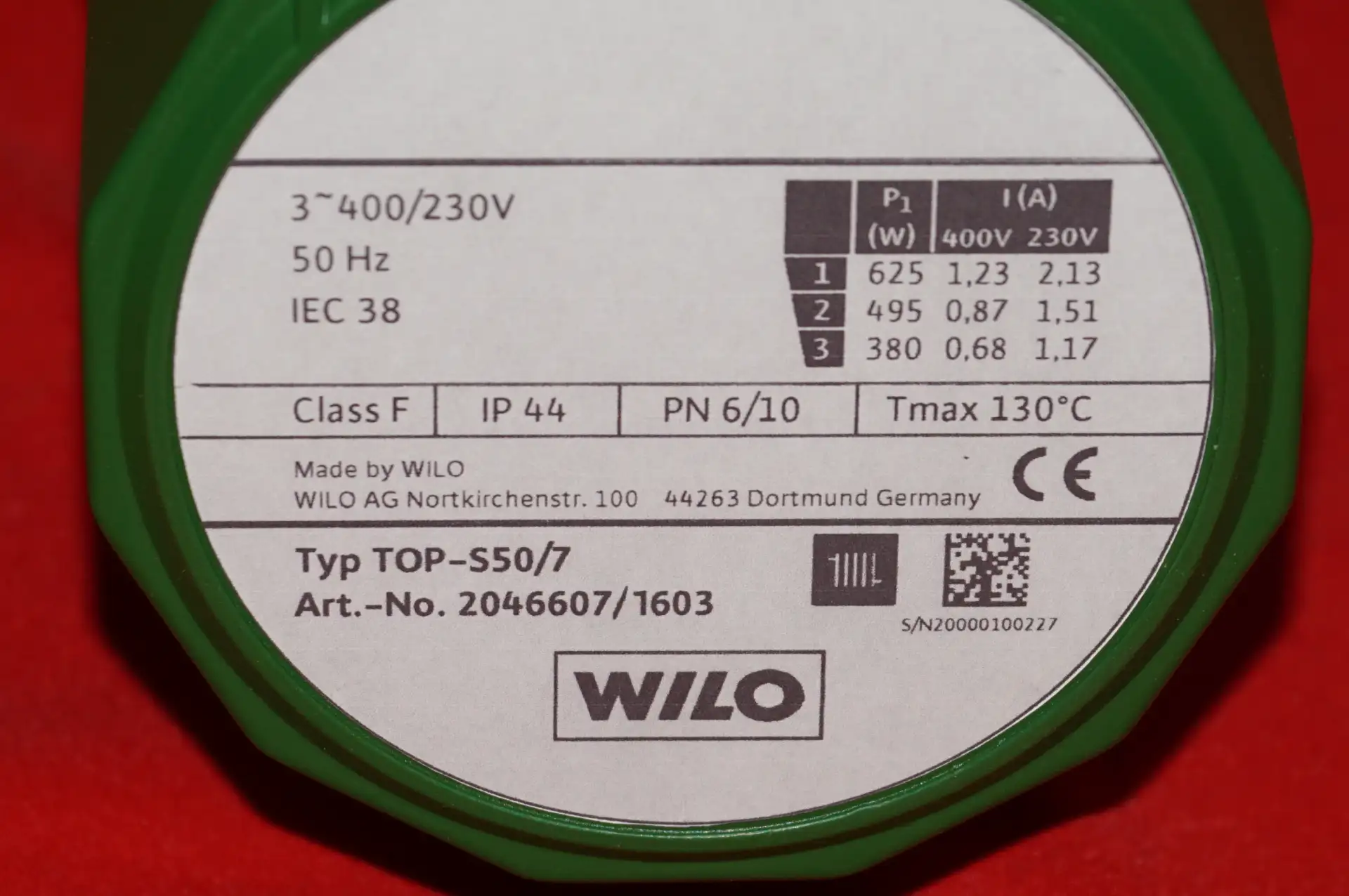 Wilo TOP S50/7 // TOP Z50/7 Heizkreispumpe / Zirkulationspumpe 400/230V UNBENUTZT – Ansicht 5