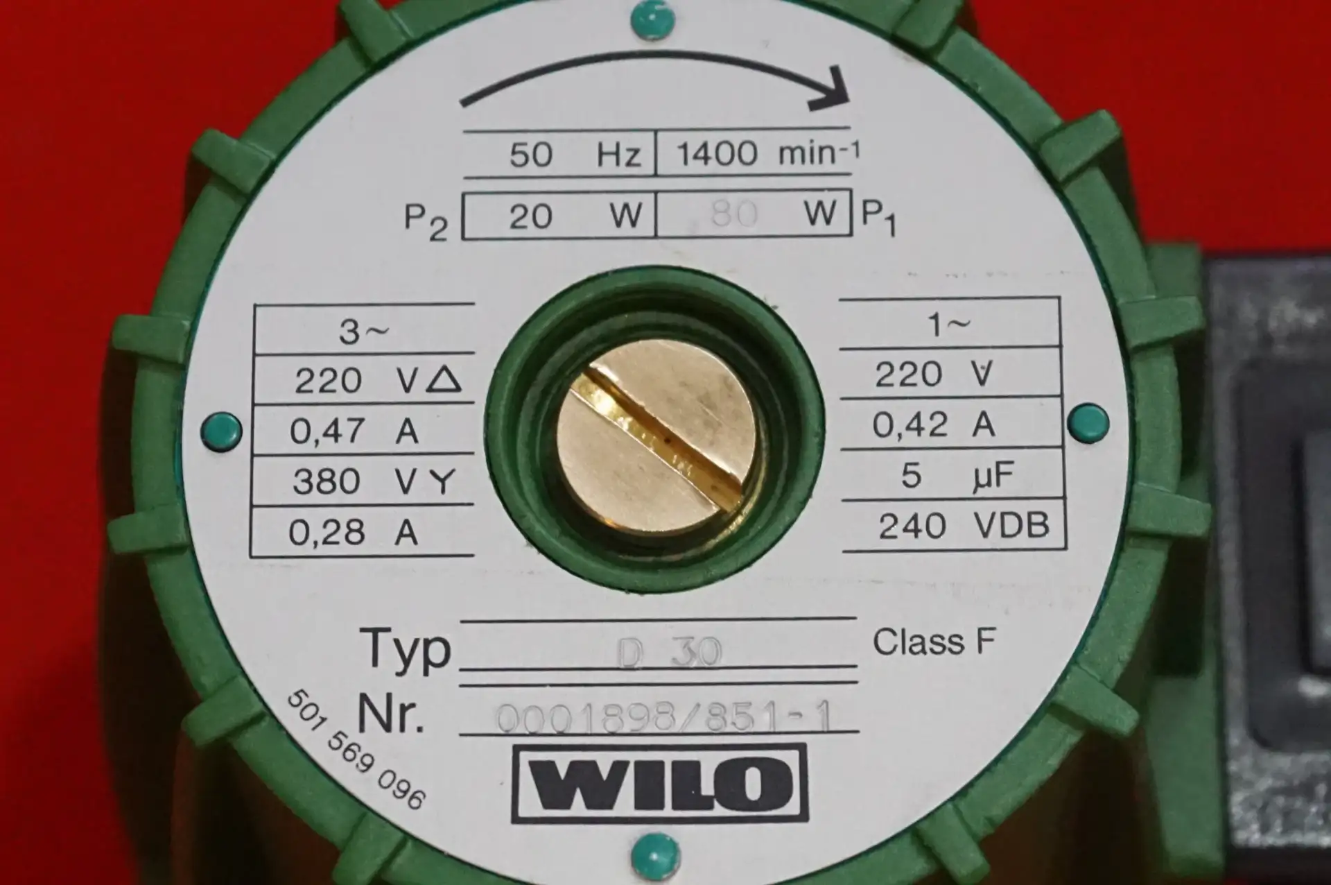 Wilo TOP D30 Heizkreispumpe 380/220V~ „NEU“ – Ansicht 4
