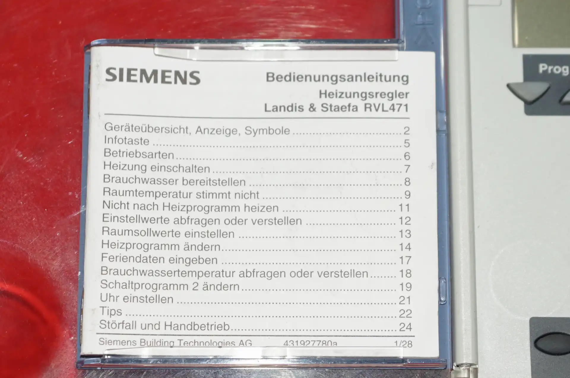 Siemens RVL 471 Heizungsregler multifunktional Landis & Staefa – Ansicht 5