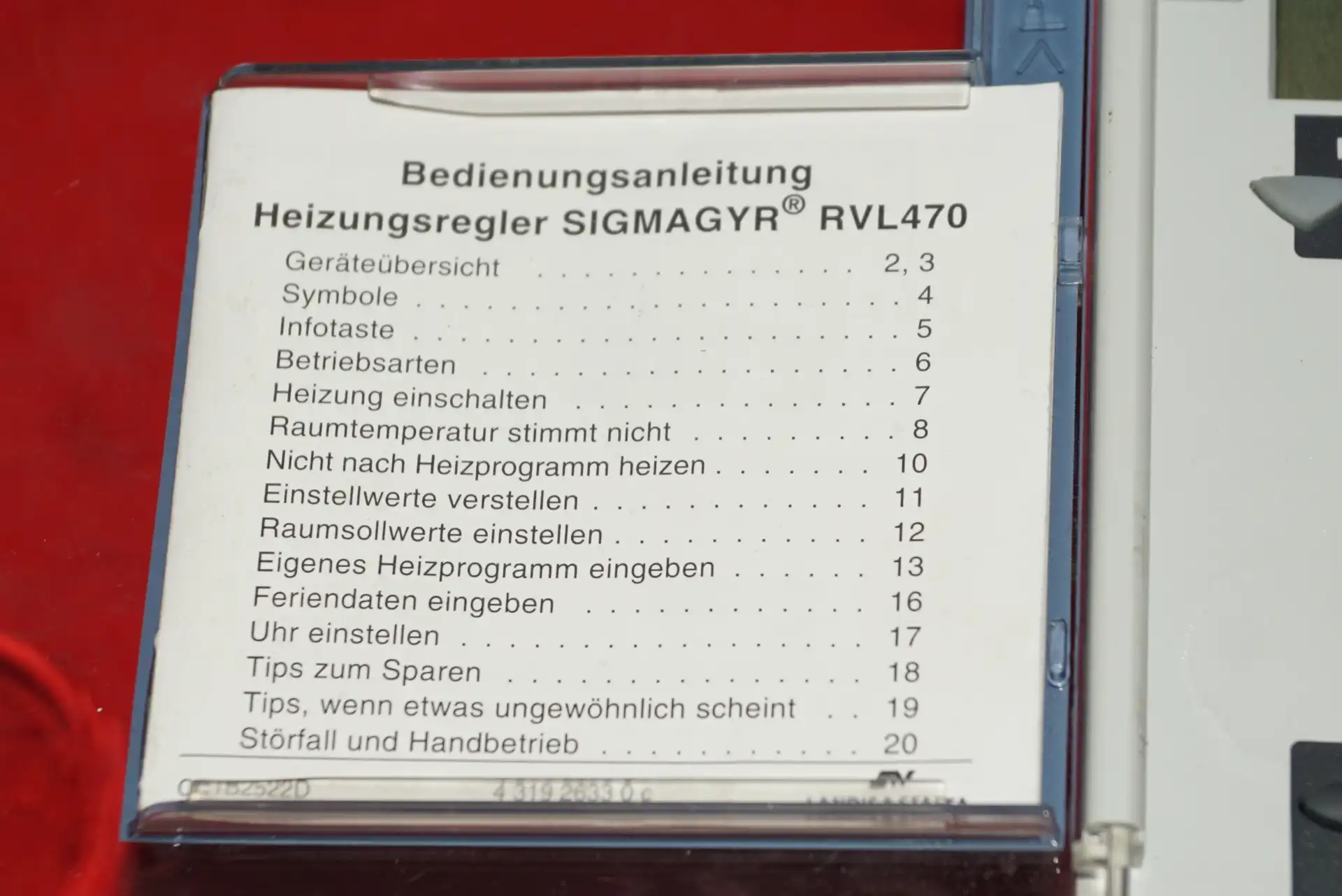 Siemens Sigmagyr RVL 470 Heizungsregler Landis & Staefa – Ansicht 8