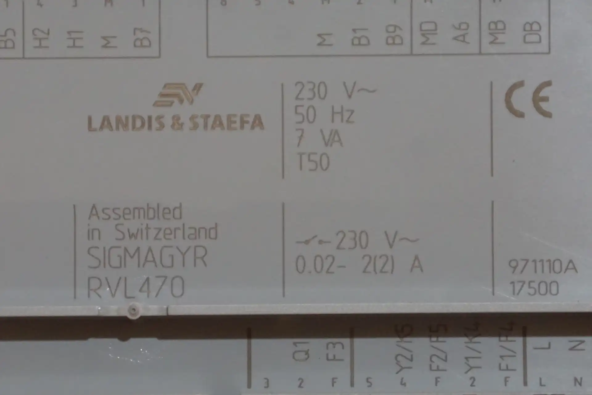 Siemens Sigmagyr RVL 470 Heizungsregler Landis & Staefa – Ansicht 10