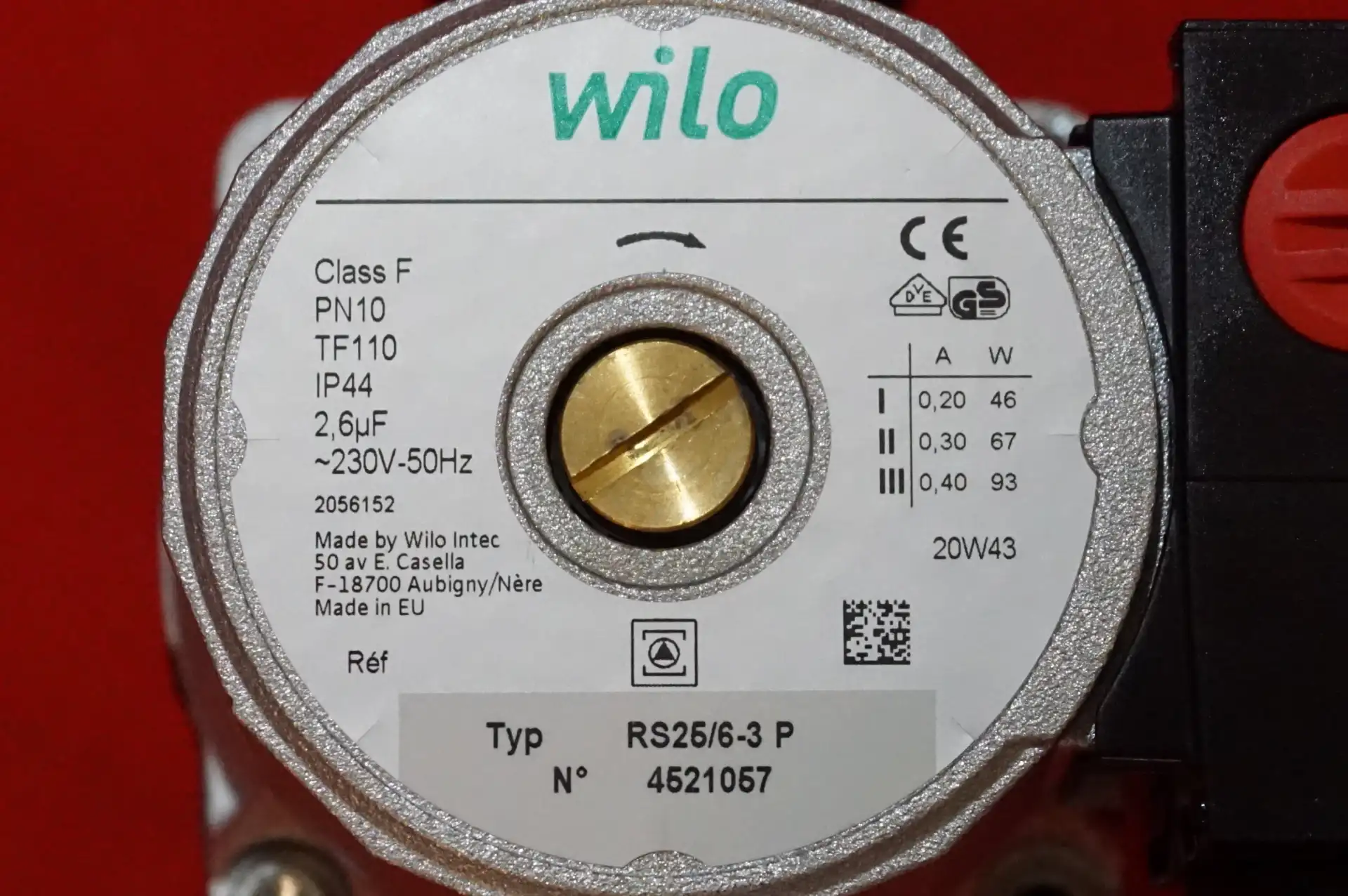 Wilo Heizungspumpe RS 25/6-3  130mm  UNBENUTZT – Ansicht 4