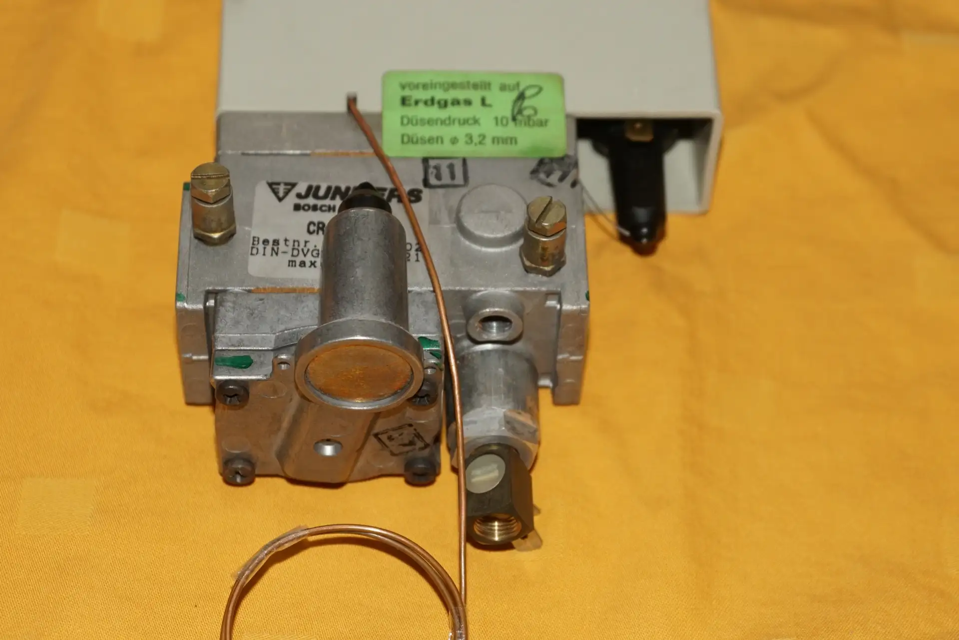 Junkers Gasregeleinheit / Gasthermostat CR 640  UNBENUTZT – Ansicht 4