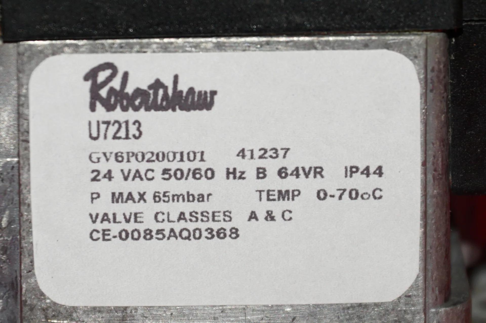 Robertshaw Gaskombiregler U7213 – Ansicht 5