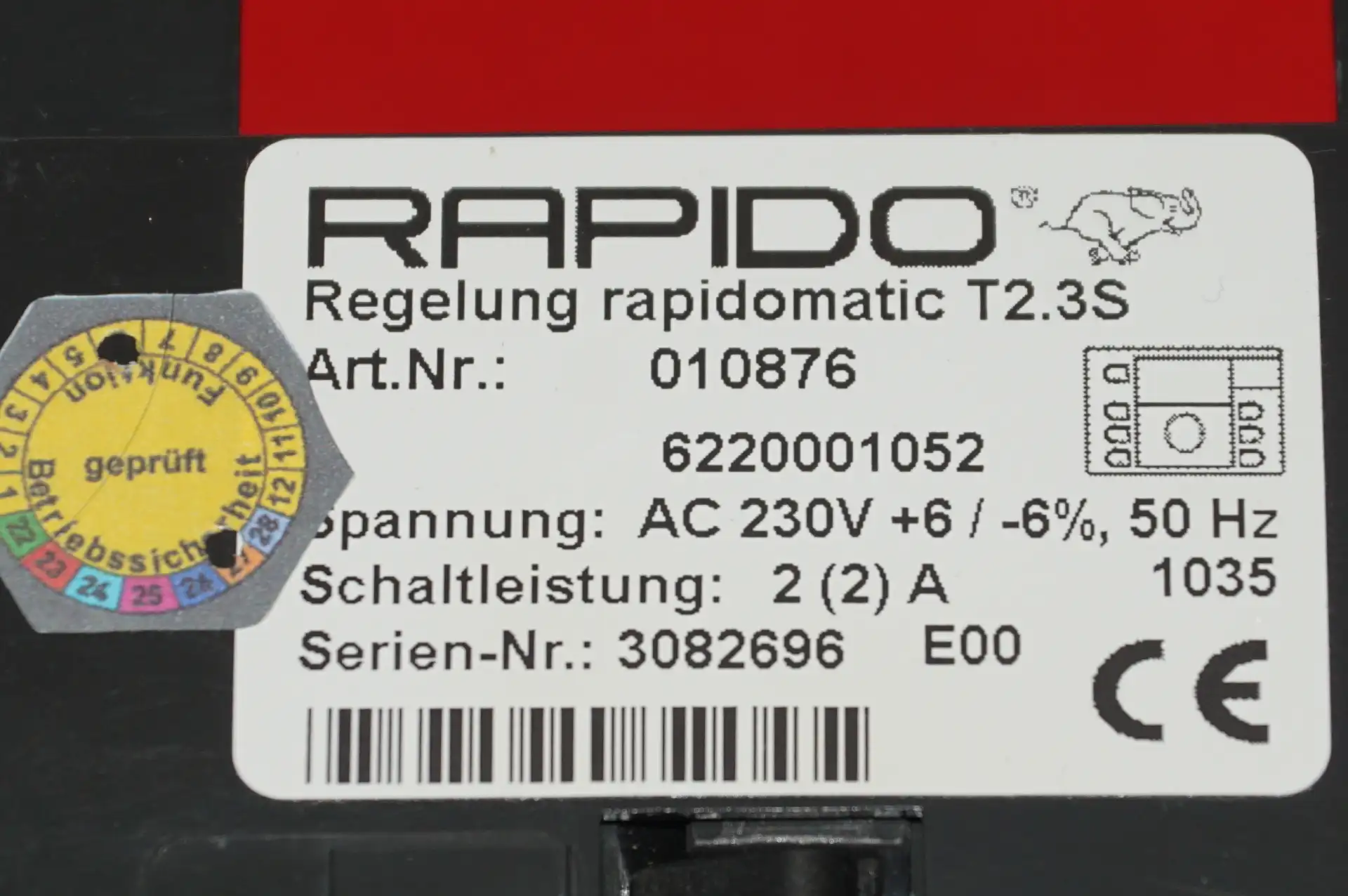 EBV Heizungsregelung Theta Rapido Rapidomatic T2.3S – Ansicht 5