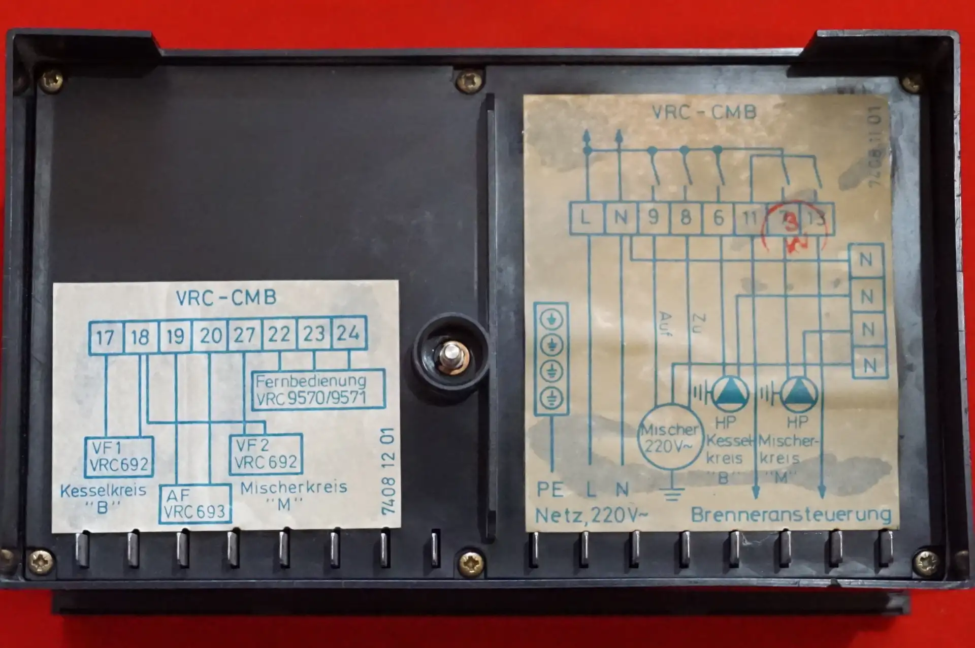 Vaillant VRC – CMB Heizungsregler – Ansicht 7
