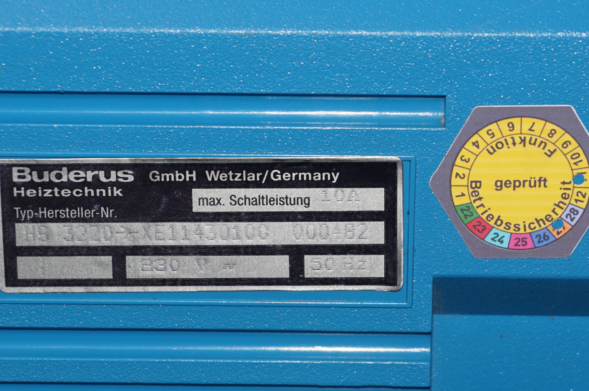 Buderus Ecomatic HS 3220 Kesselregelung Mischerregelung