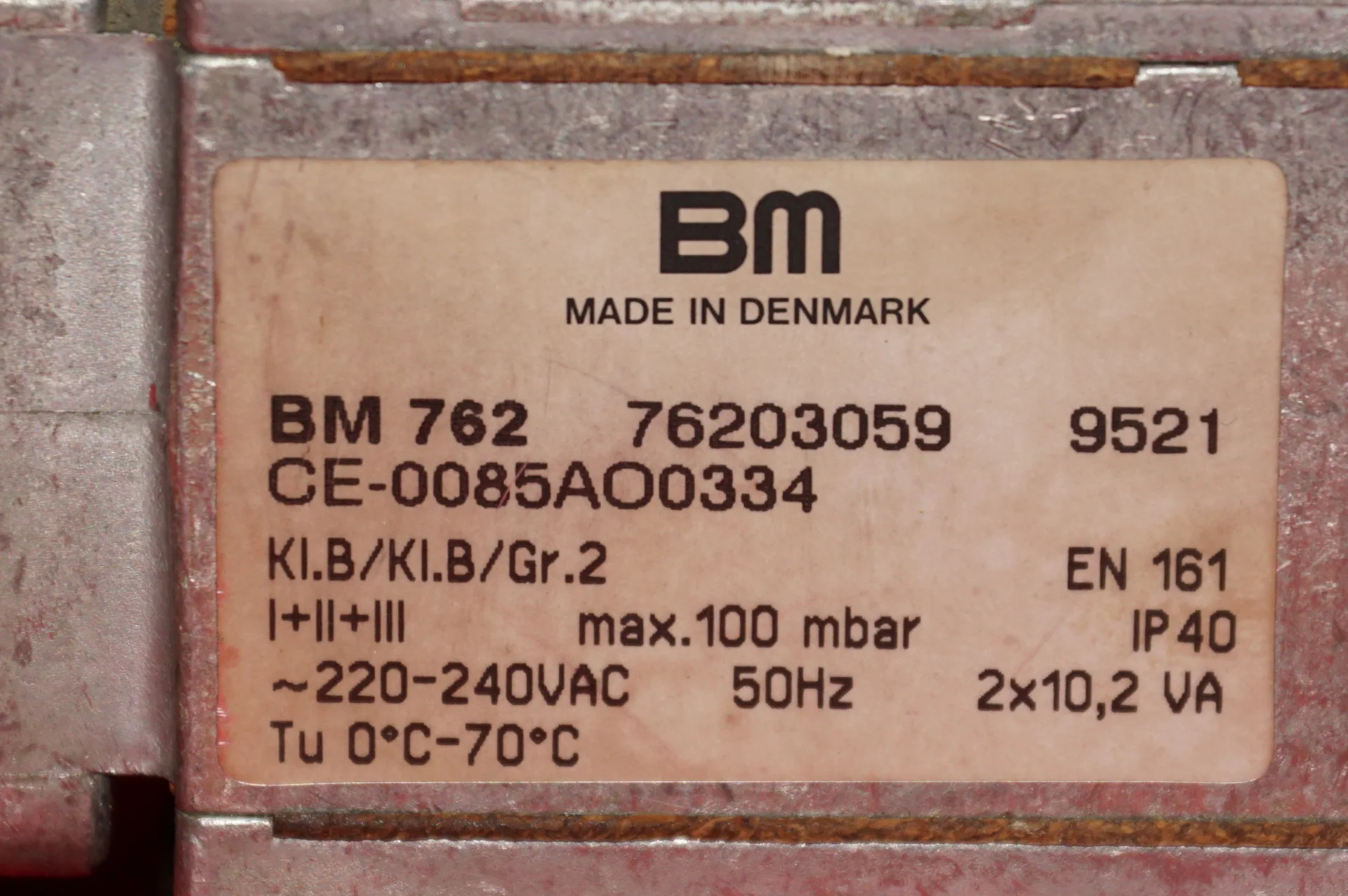 Dungs Gaskombiregler BM 762  UNBENUTZT
