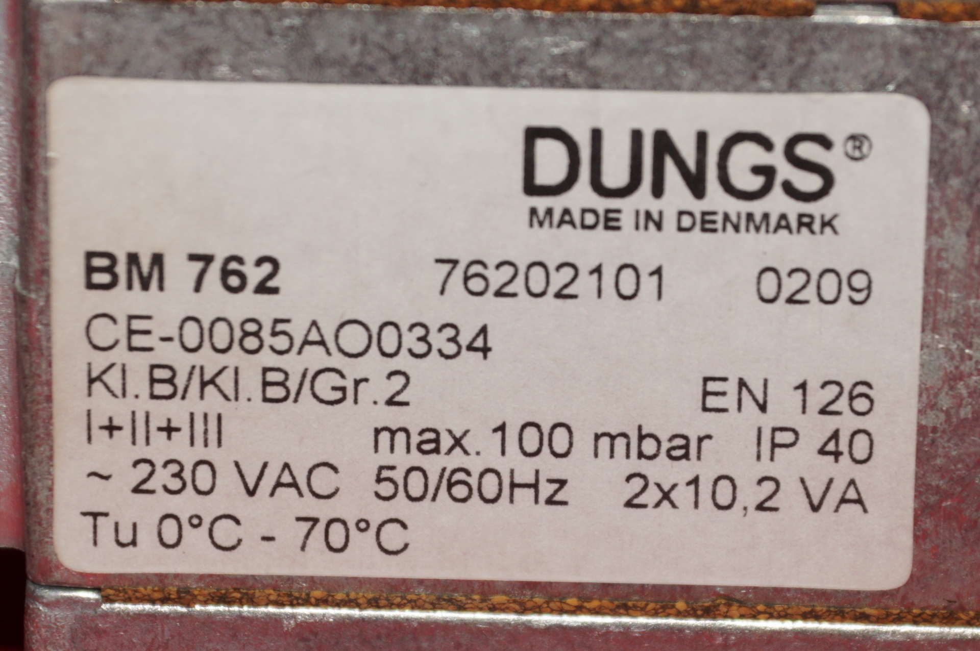Dungs BM 762 Gaskombiregler