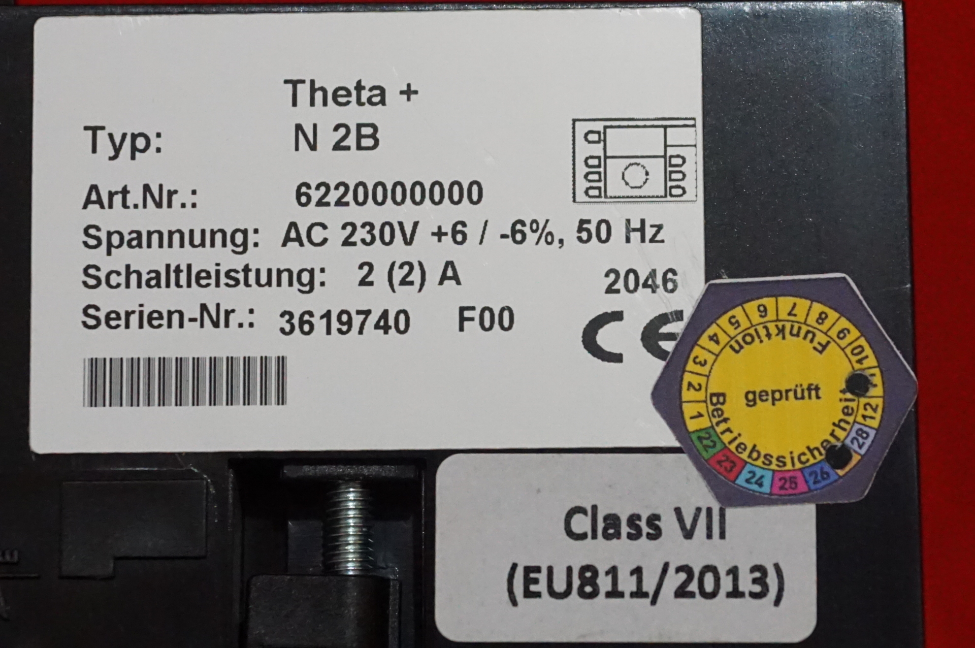 EBV Heizungsregelung Theta + N 2B