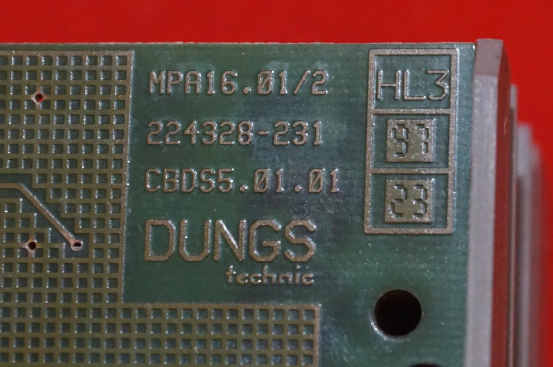 Elco Klöckner Flammenwächter / Reglerplatine MPA16.04 V3.00 TEM ( Dungs )