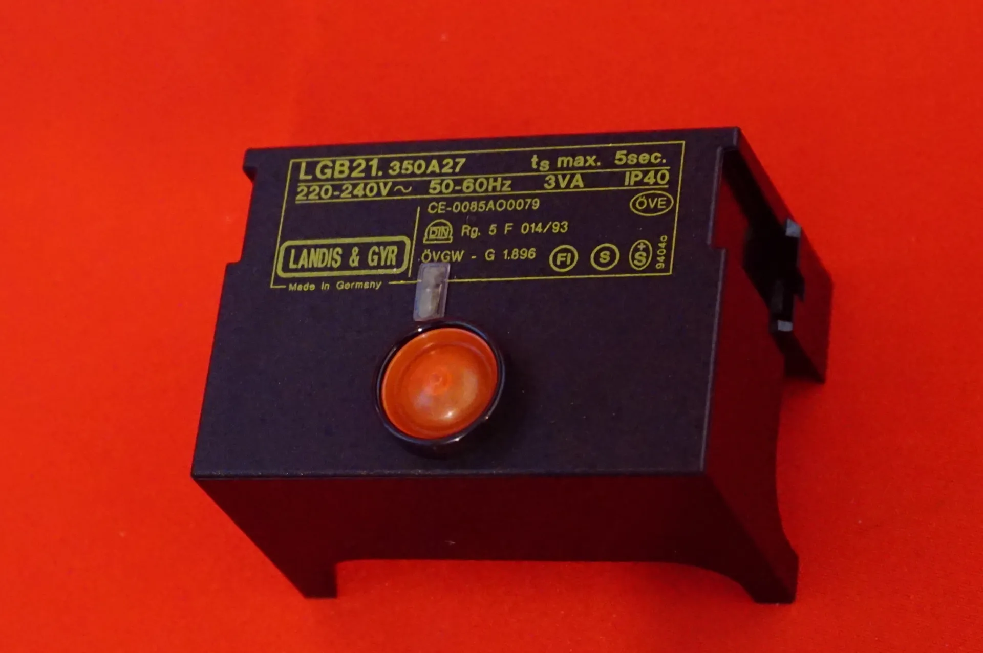 Feuerungsautomat, Gasfeuerungsautomat, Gas – Feuerungsautomat, Brennerautomat, Brennersteuerung, Landis & Gyr, Siemens LGB 21.350 A27