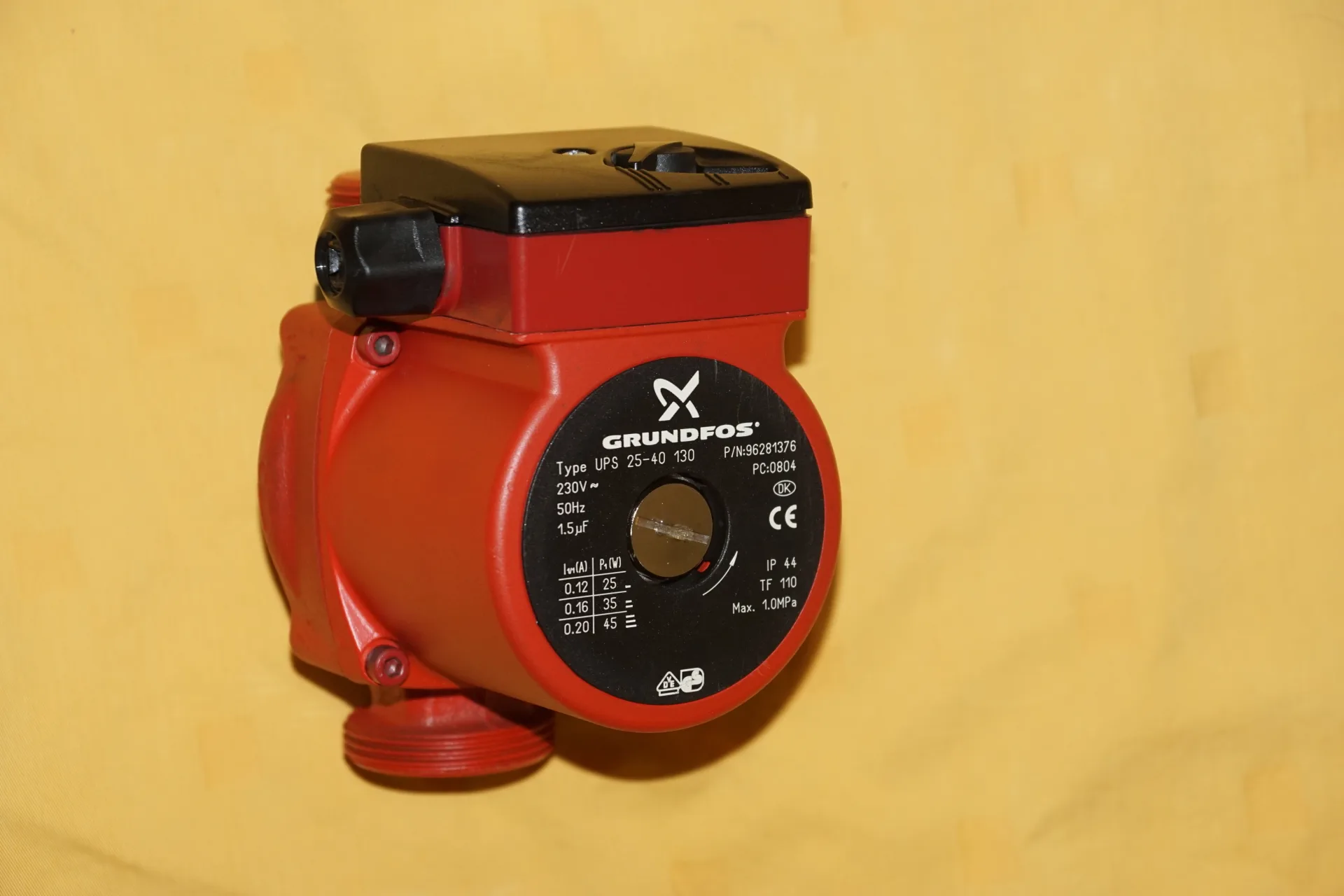 Grundfos UPS 25-40 130, Heizkreispumpe, Heizungspumpe, Umwälzpumpe 130mm, Förderpumpe, Effizienzpumpe, Pumpe, Ladepumpe, Speicherladepumpe