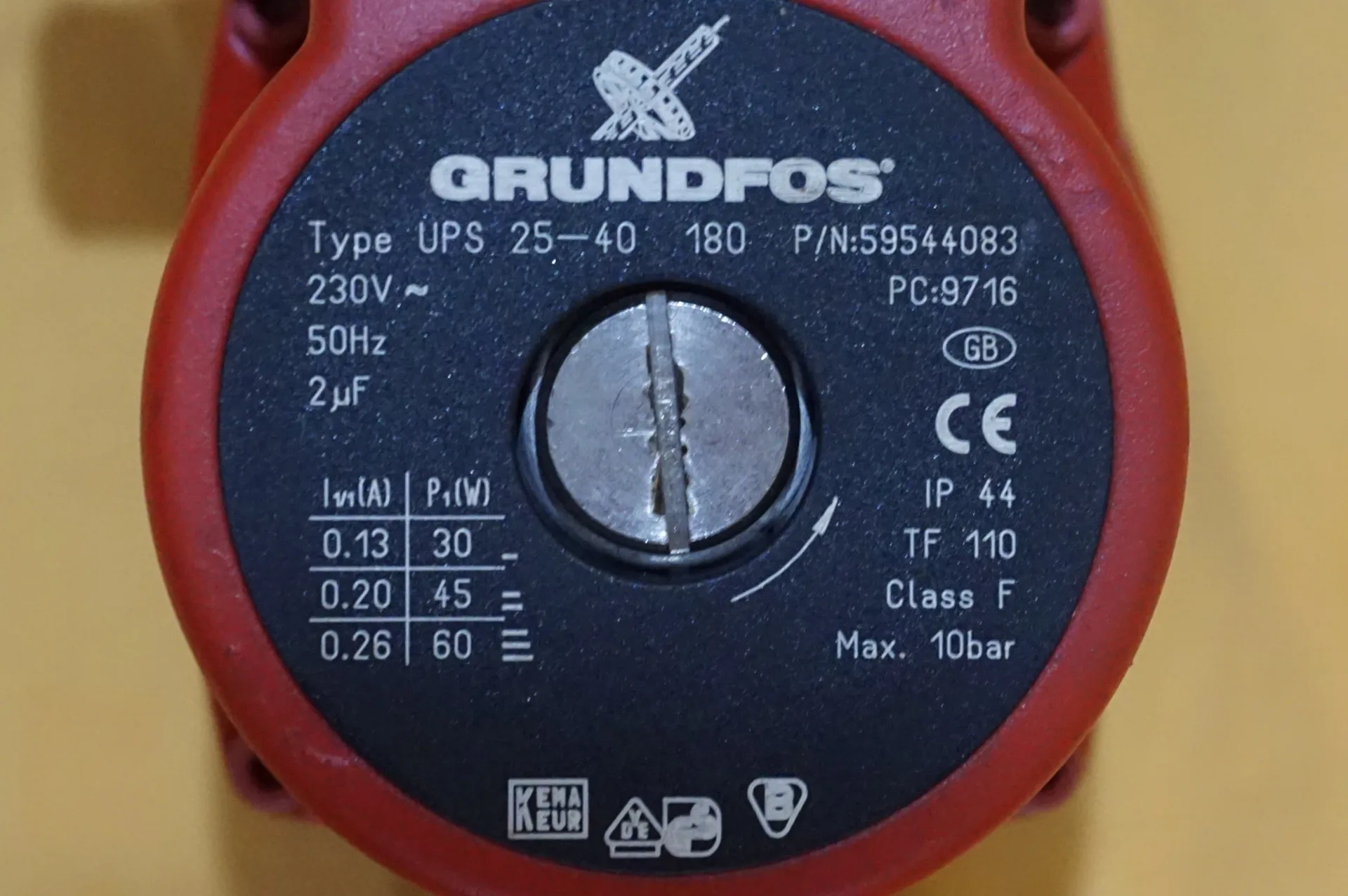 Grundfos UPS 25 – 40 180mm Heizungspumpe
