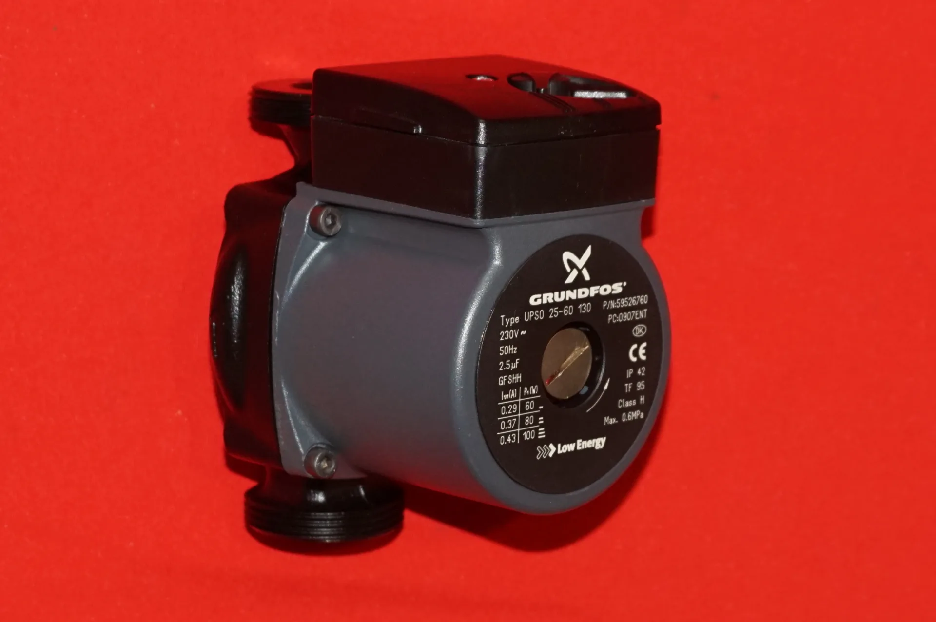 Grundfos UPS 25-60 130 Heizungspumpe, Heizkreispumpe, Umwälzpumpe, Förderpumpe, Ladepumpe, Zirkulationspumpe, Gewindepumpe