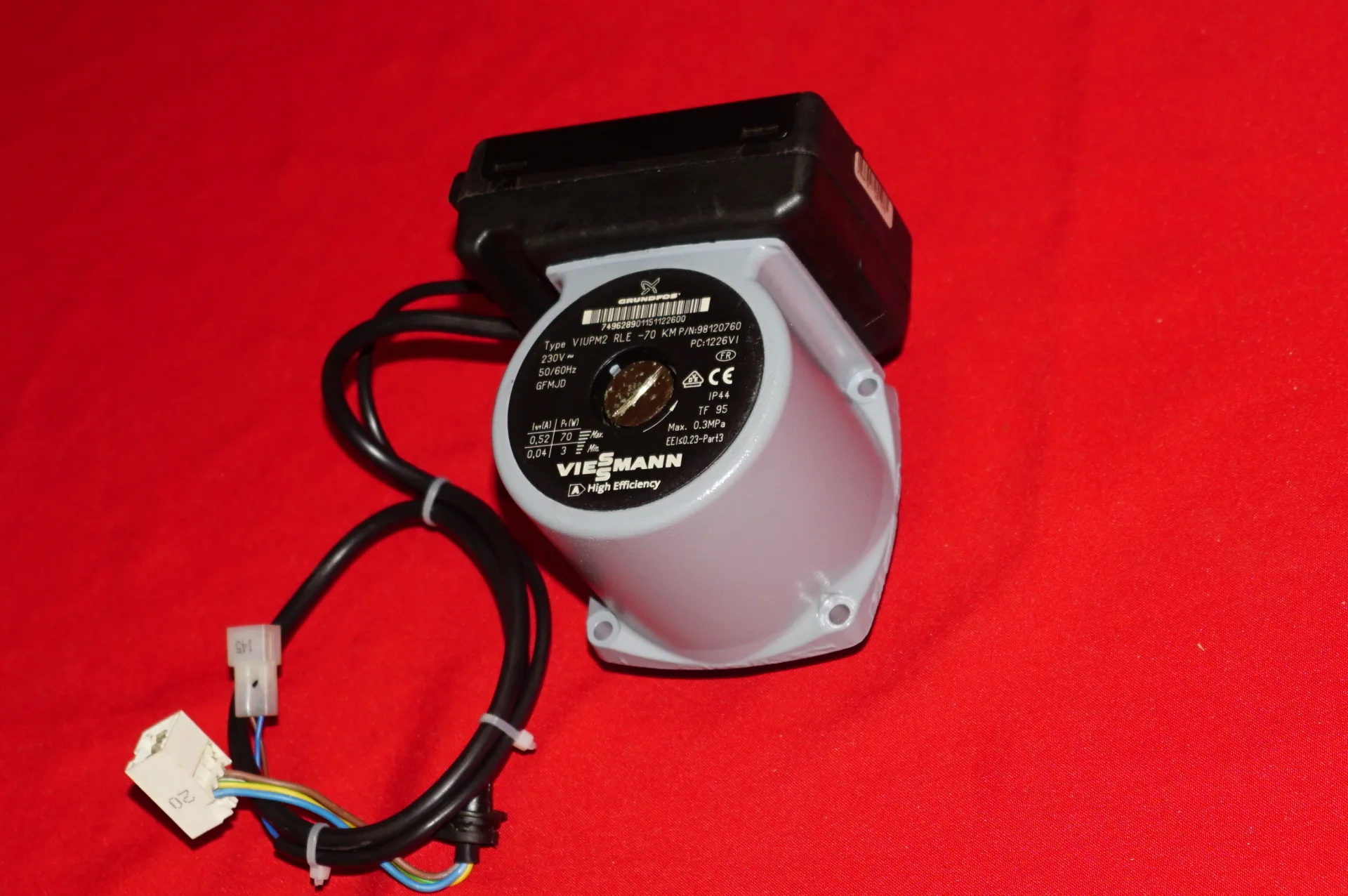 Grundfos / Viessmann VIUPM 2 RLE - 70 KM  Hocheffizienzpumpe