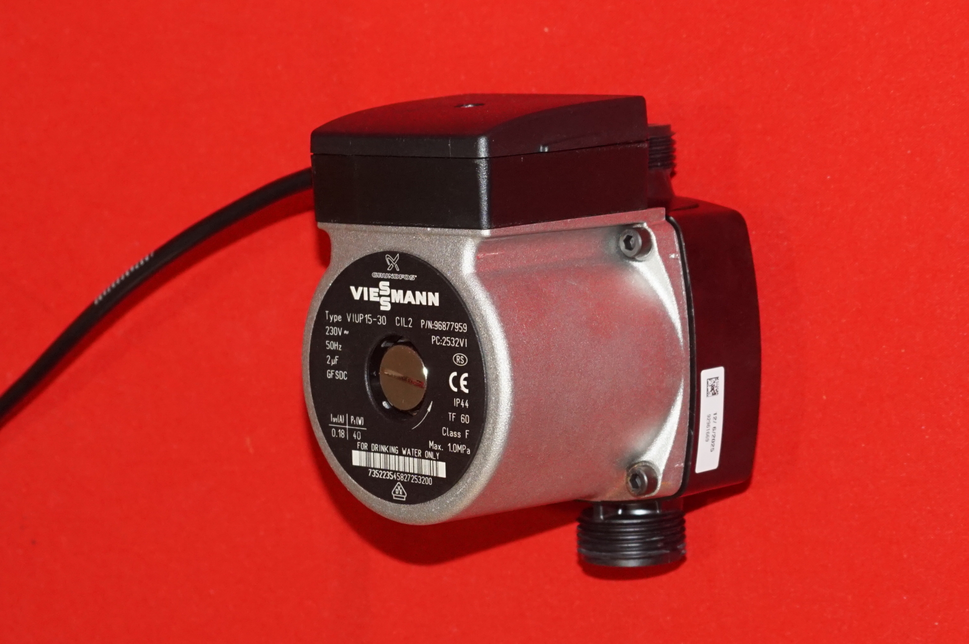 Grundfos / Viessmann (VI)UP  15 - 70 KM  Hocheffizienzpumpe 130mm (Kopie)