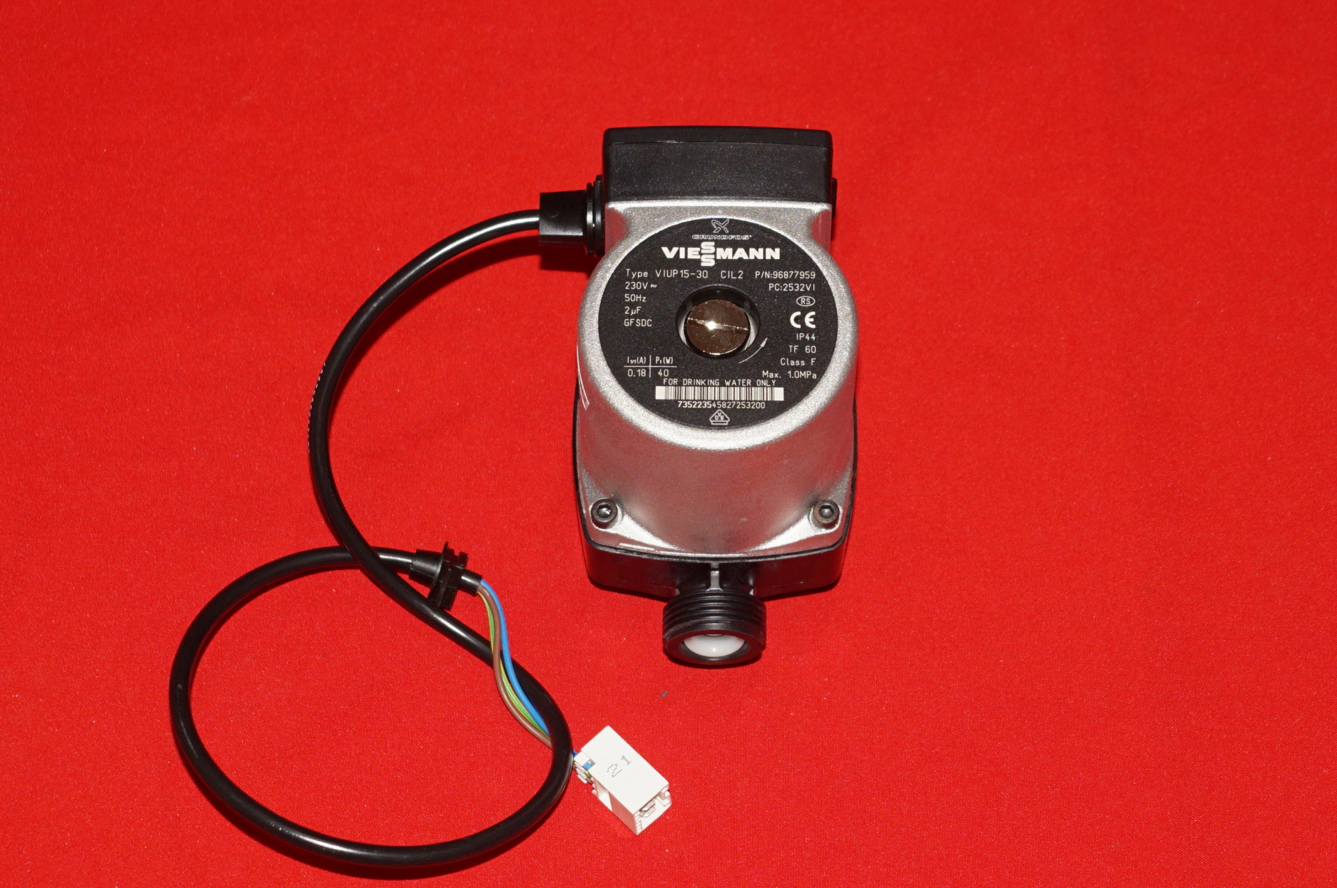 Grundfos / Viessmann (VI)UP  15 - 70 KM  Hocheffizienzpumpe 130mm (Kopie)