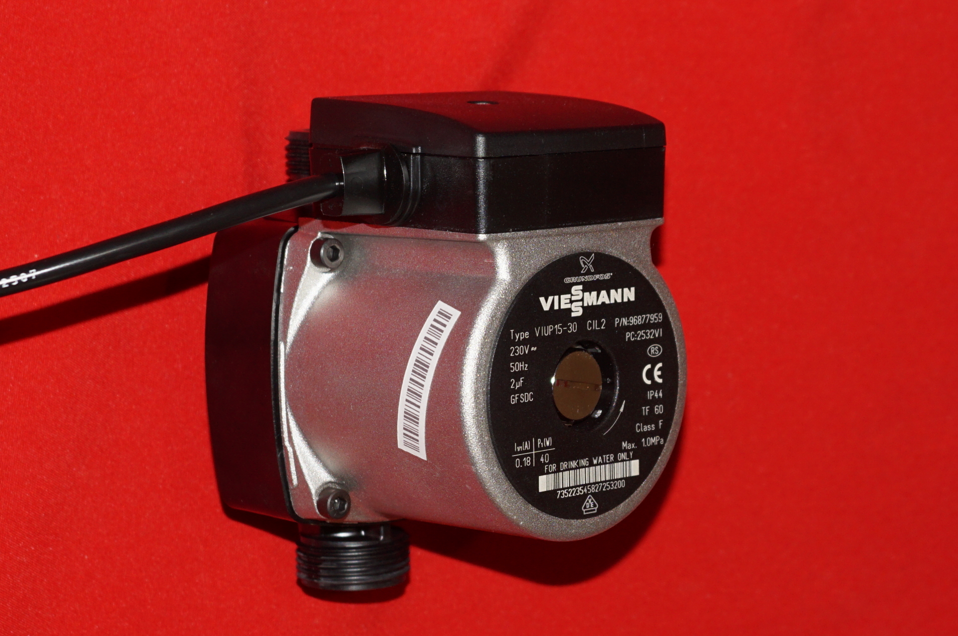 Grundfos / Viessmann (VI)UP  15 - 70 KM  Hocheffizienzpumpe 130mm (Kopie)