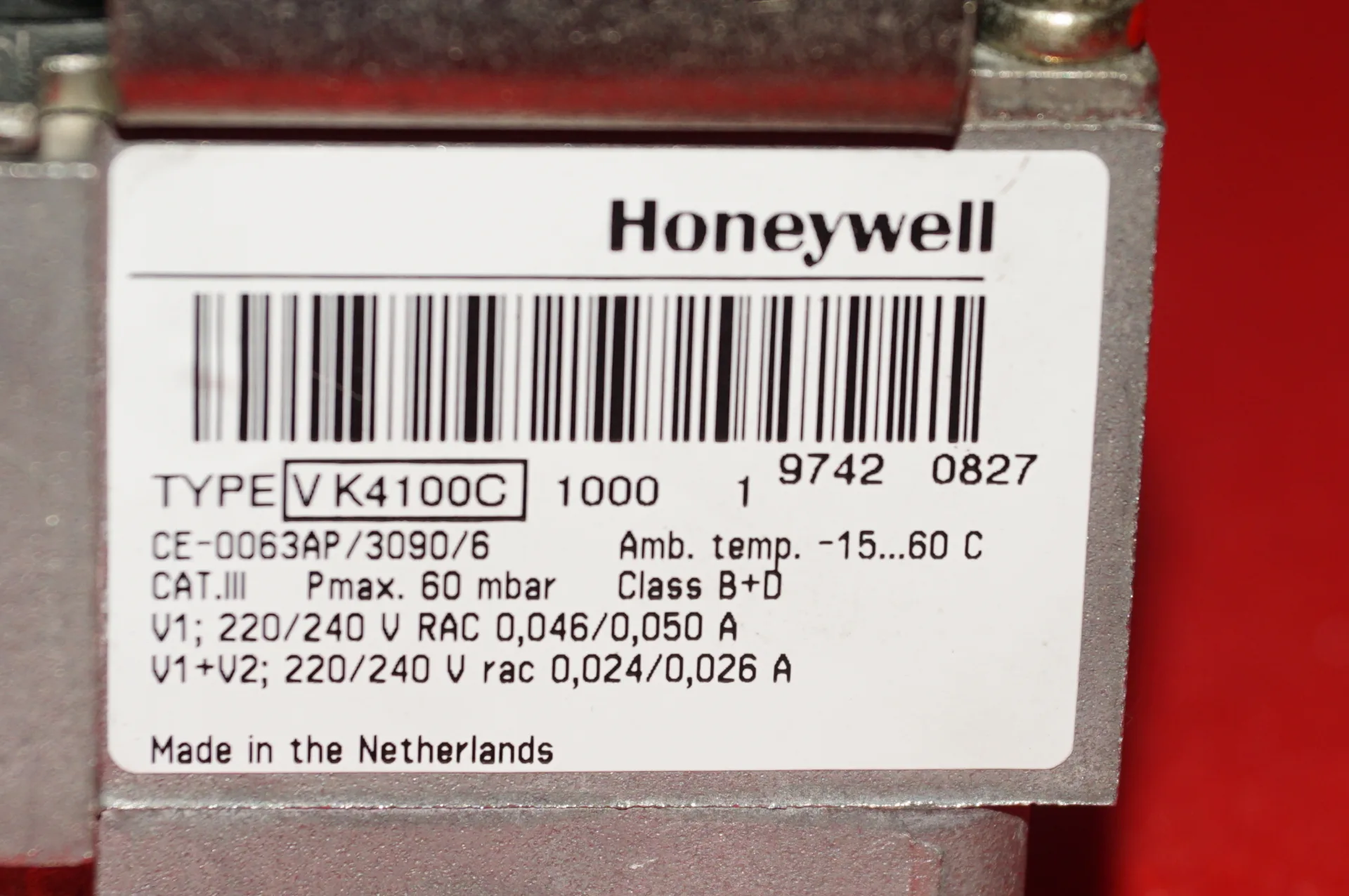 Honeywell / Resideo Gaskombiregler VK4100 C  UNBENUTZT