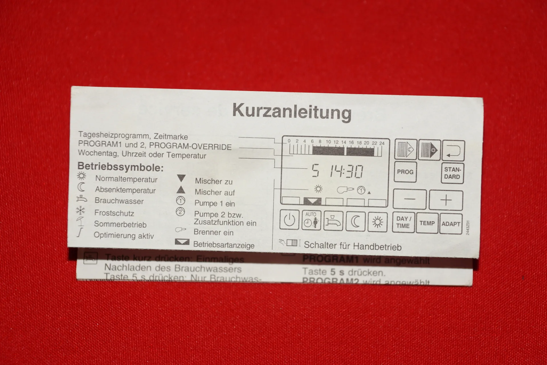 Landis & Gyr RVP75.230/102 Kesselregelung Siegermatic S 48 DB