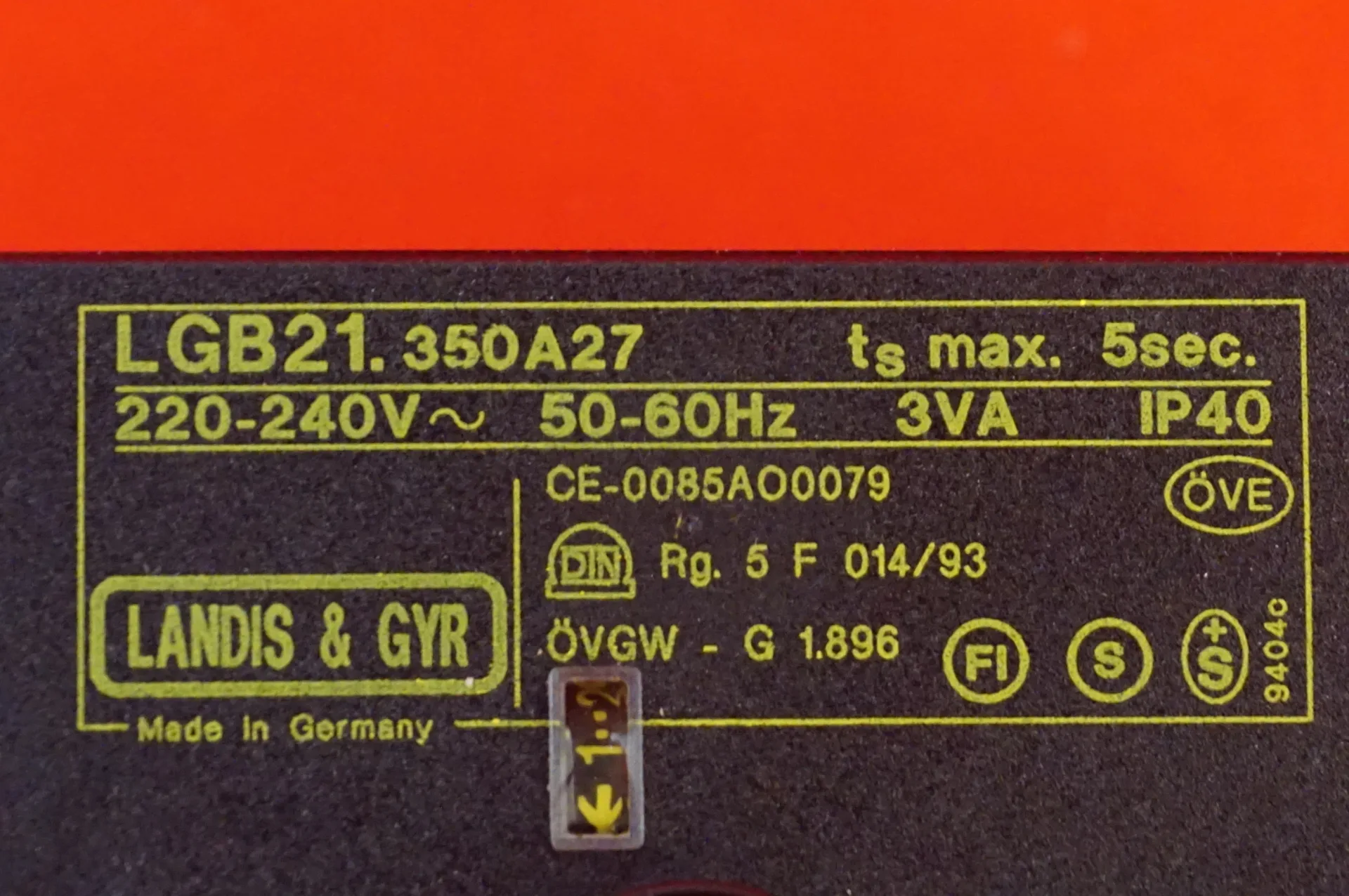 Landis & Gyr / Siemens Gasfeuerungsautomat LGB 21