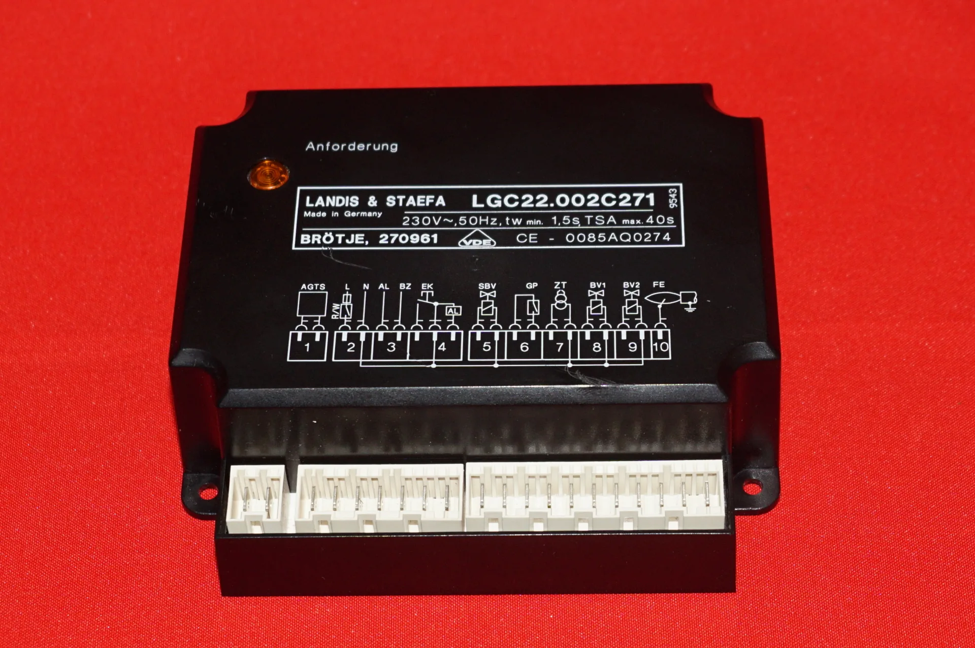 Landis & Staefa LGC22.002C271 Gasfeuerungsautomat Brötje