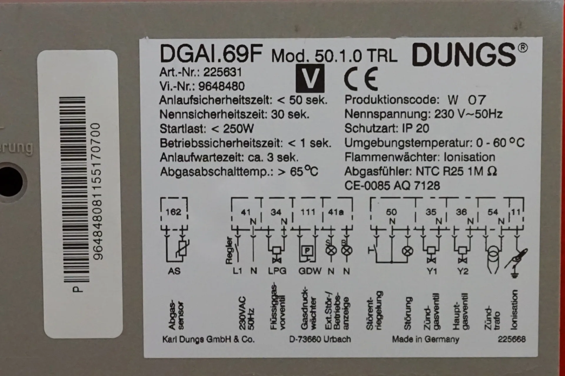 Landis & Staefa LGC22.002C271 Gasfeuerungsautomat Brötje