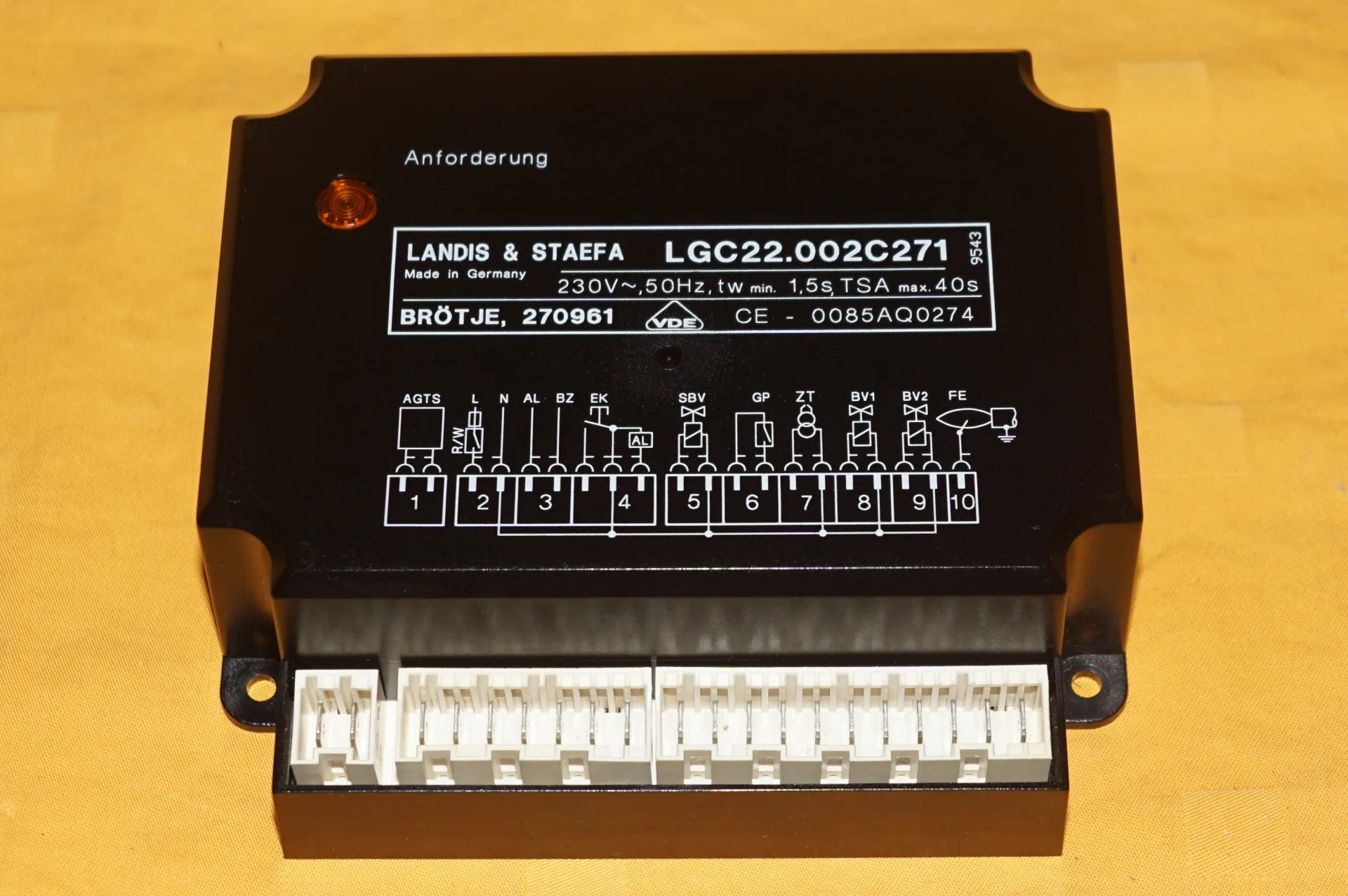 Landis & Staefa LGC22.002C271 Gasfeuerungsautomat Brötje