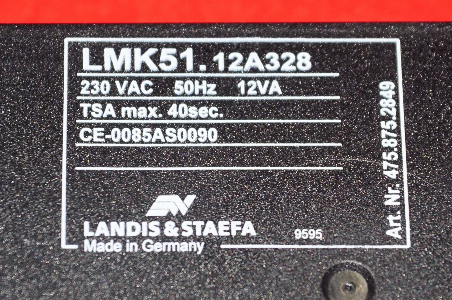 Landis & Staefa LMK 51.12A328 Gasfeuerungsautomat