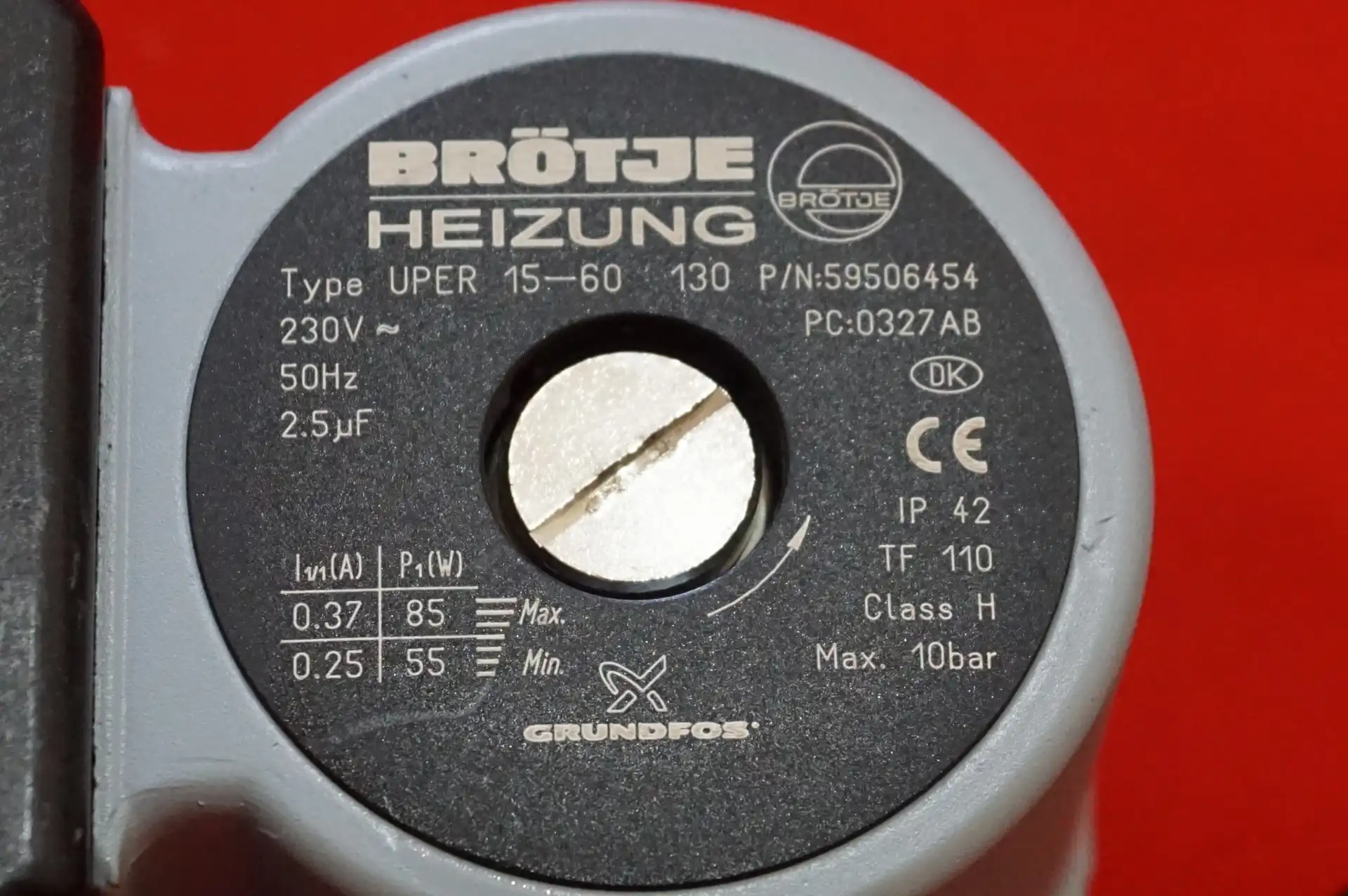 Grundfos UPER 15 – 60 130/180  Heizungspumpe