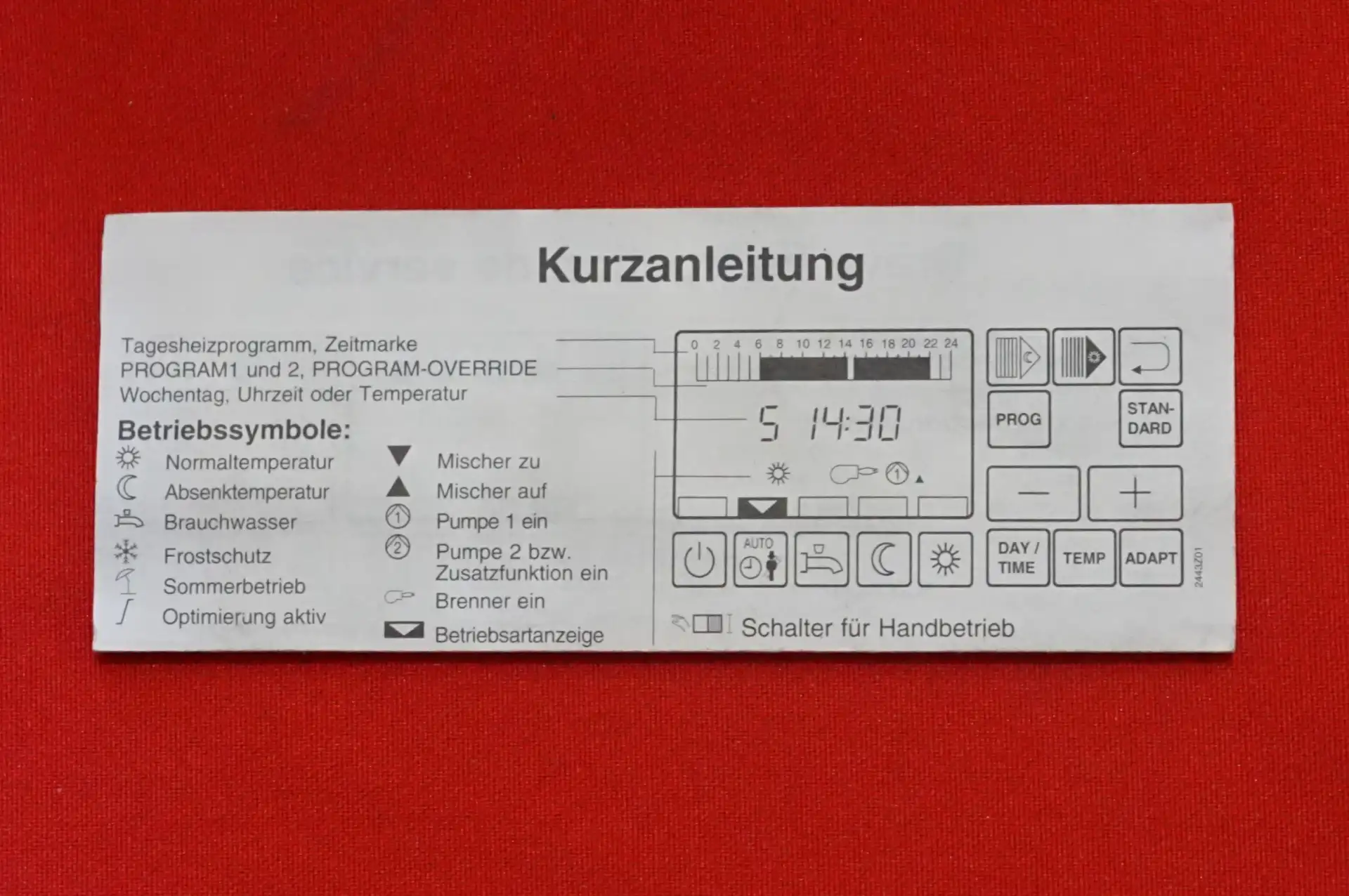 Siemens / Landis & Gyr  RVP 65.130  Heizungsregelung