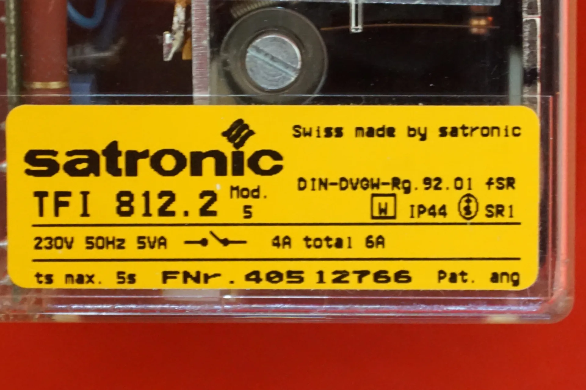 Honeywell / Satronic / Resideo Feuerungsautomat TFI 812.1 Mod. 5, TFI 812.2 Mod. 5