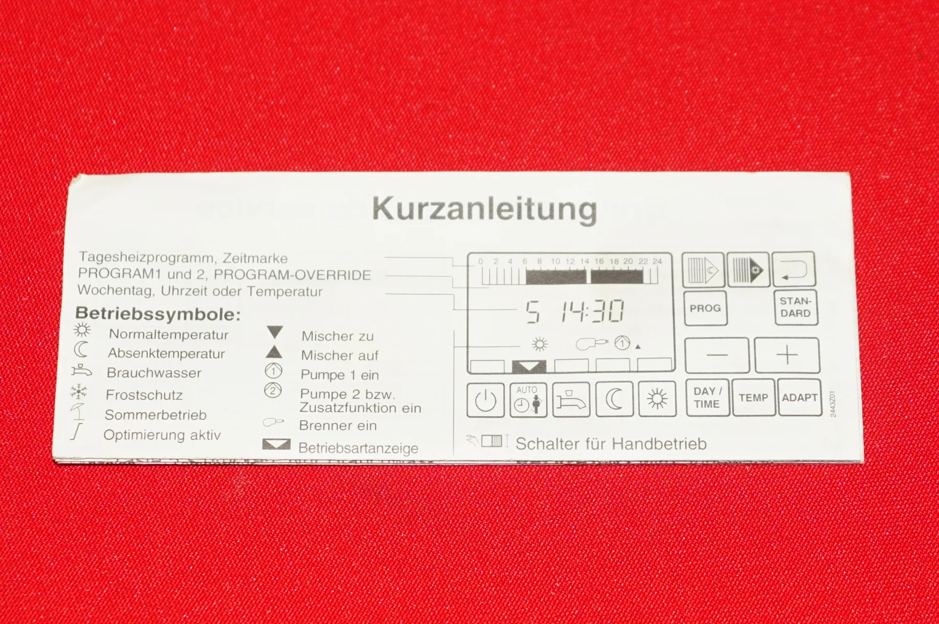 Siemens / Landis & Gyr RVP 75.237/113 Schäfer Domotronic