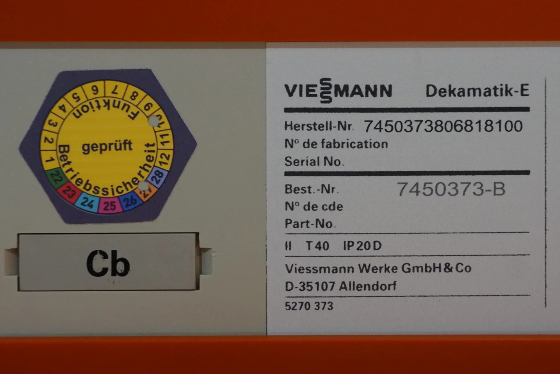 Viessmann Dekamatik E 7450373 mit Comfortrol