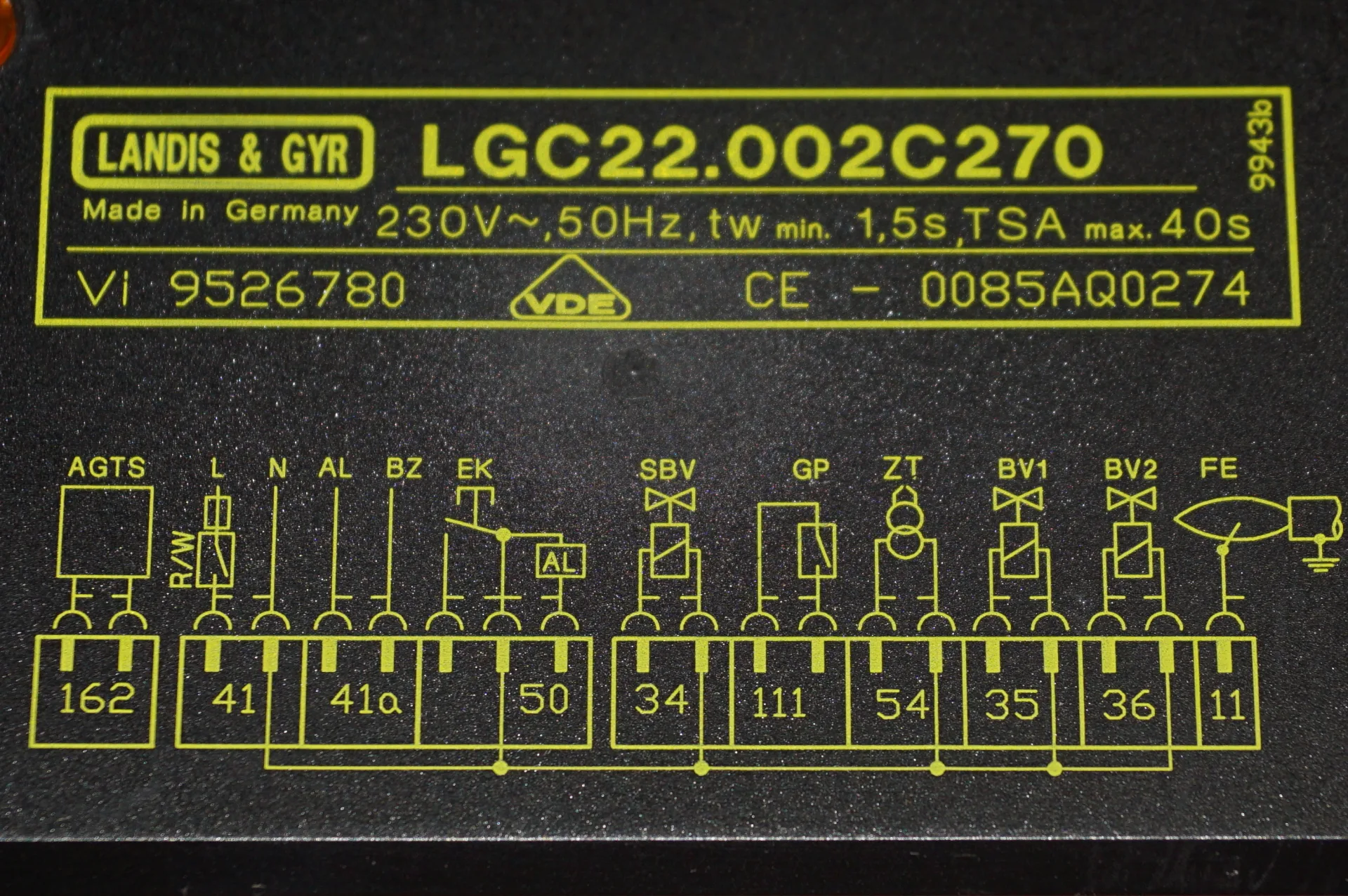 Viessmann Landis & Gyr LGC22 Gasfeuerungsautomat