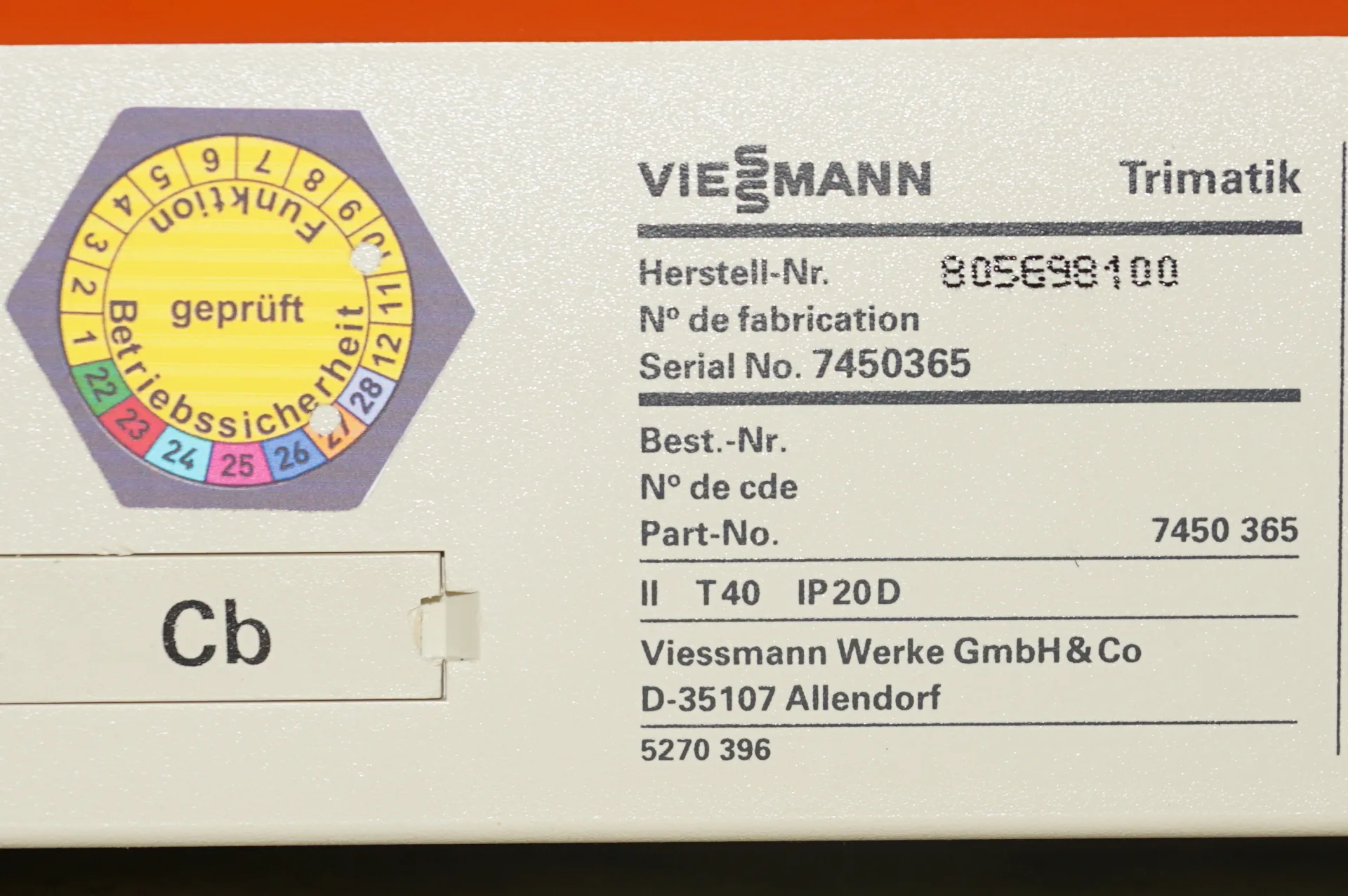 Viessmann Trimatik 7450365 – B  Kesselregelung