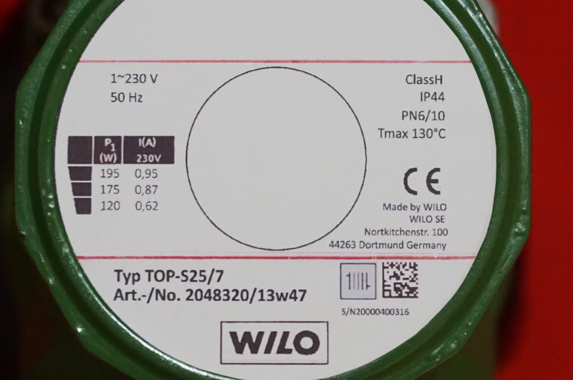 Wilo TOP S25/7 Heizkreispumpe WIE NEU