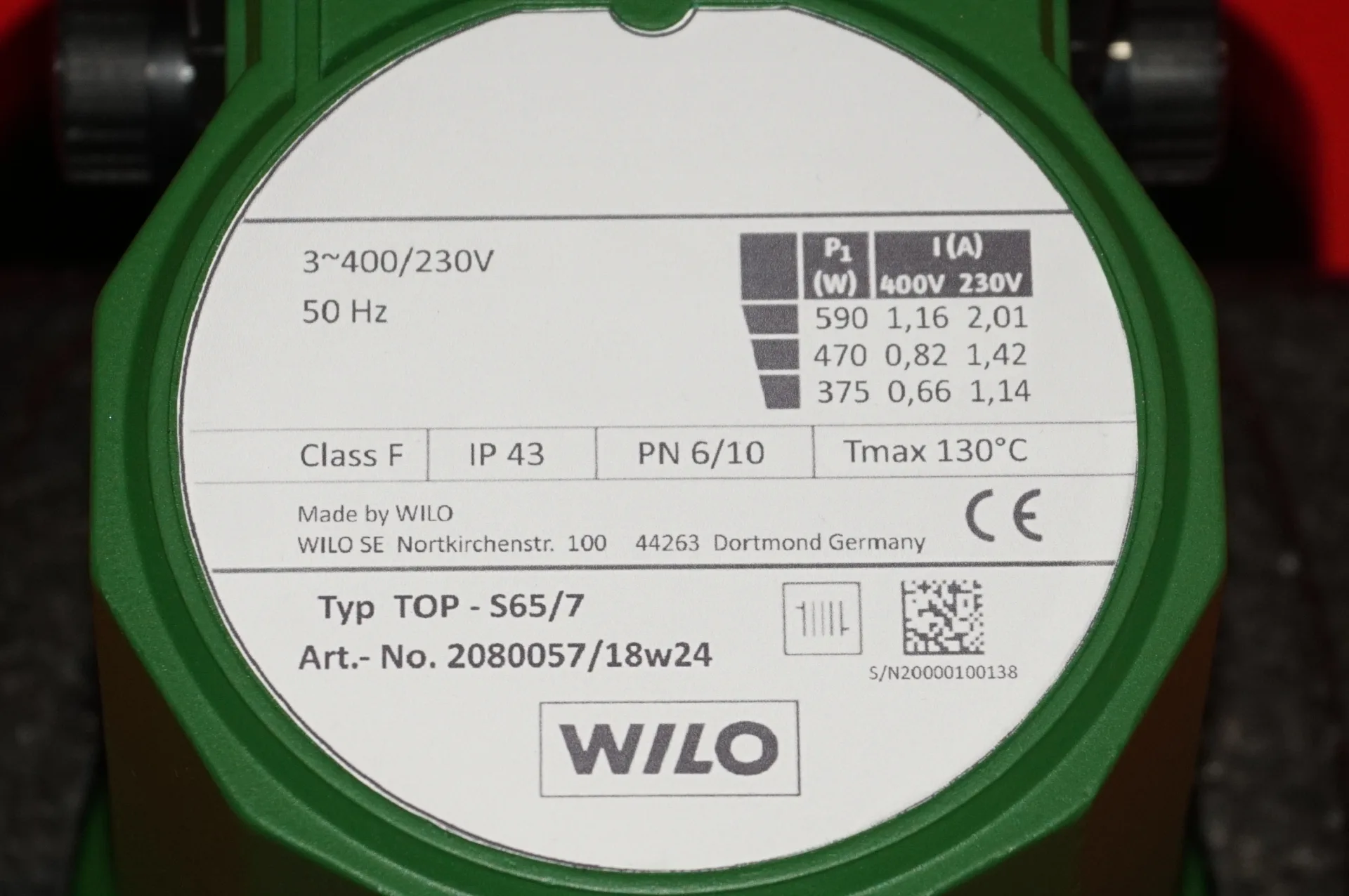 Wilo TOP S65/7 Heizkreispumpe
